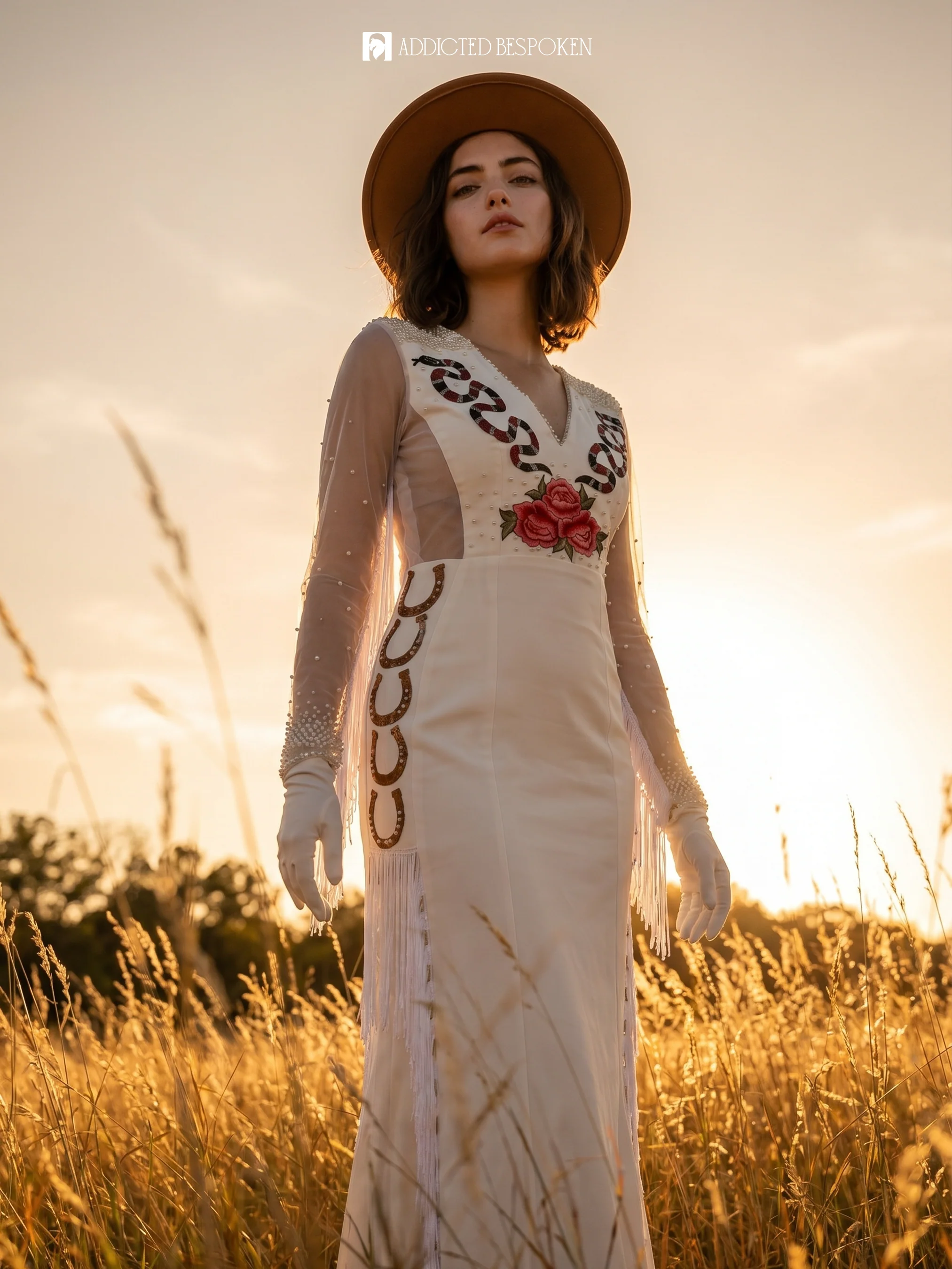 Cowgirl Bridal Dress - Image 8
