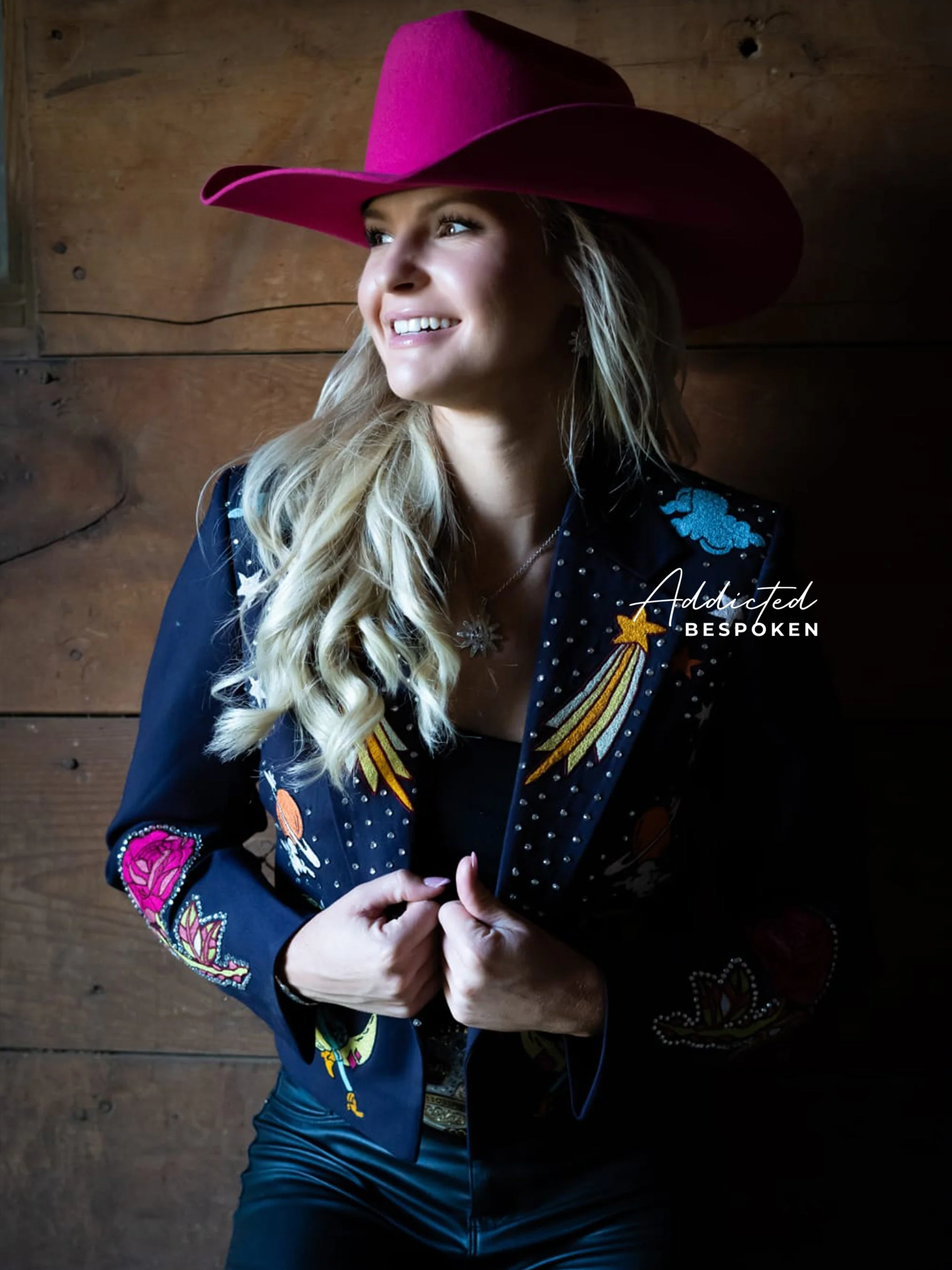 Cowgirl Space Embroidered Blazer - Image 2