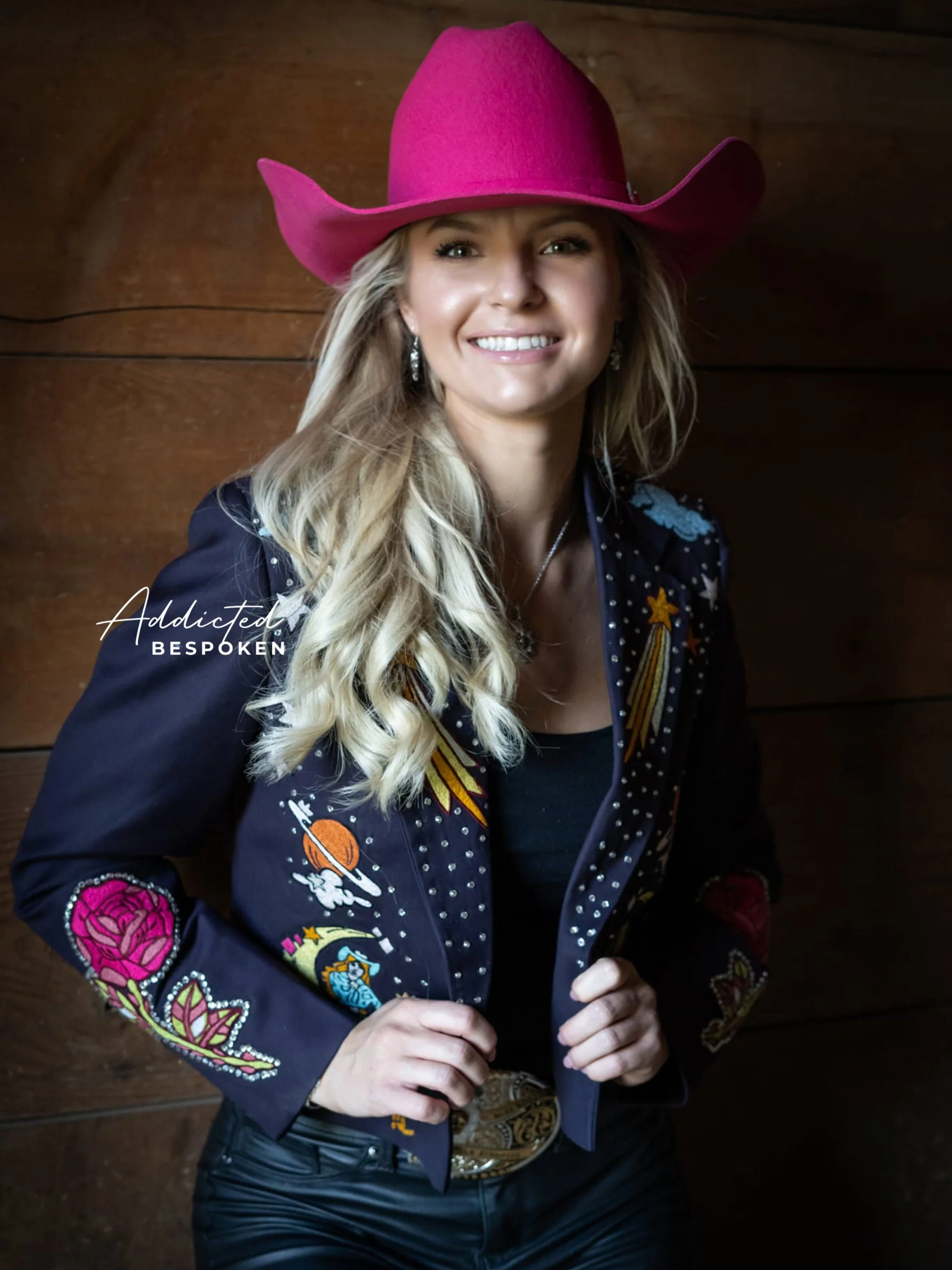 Cowgirl Space Embroidered Blazer - Image 5