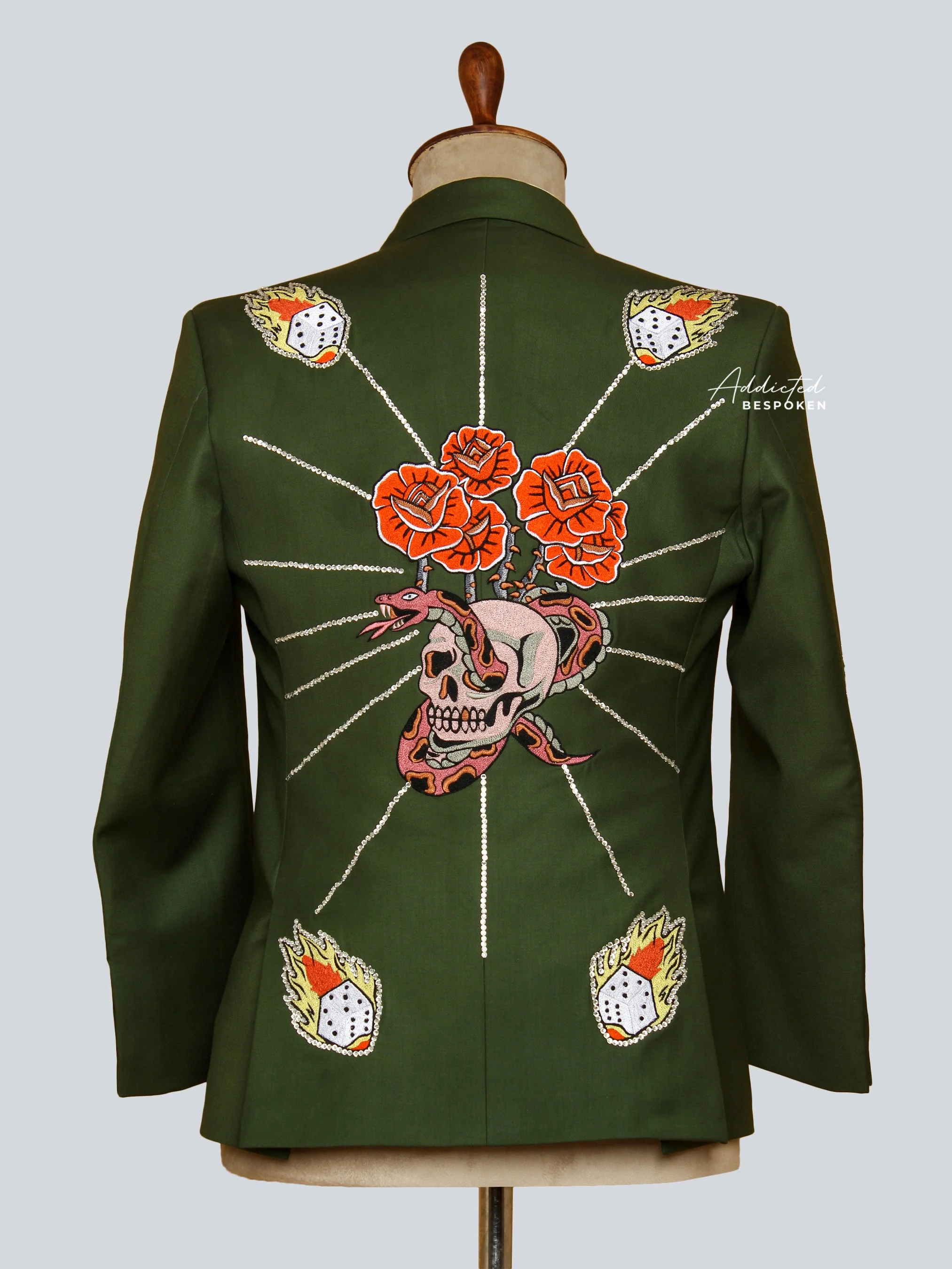 Crocodile Embellished Cowboy Suit - Image 5
