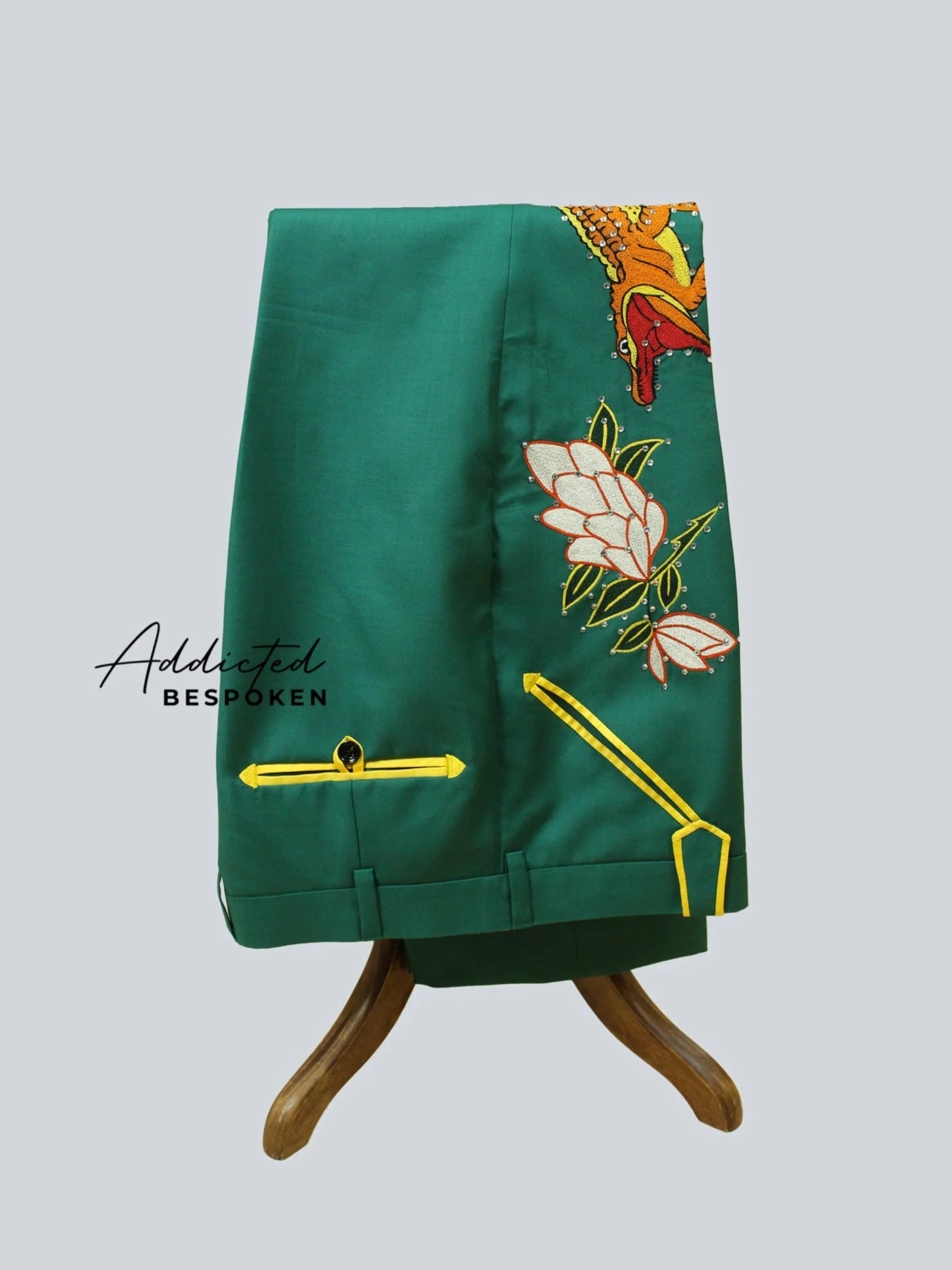 Crocodile Texture Western Suit - Image 6