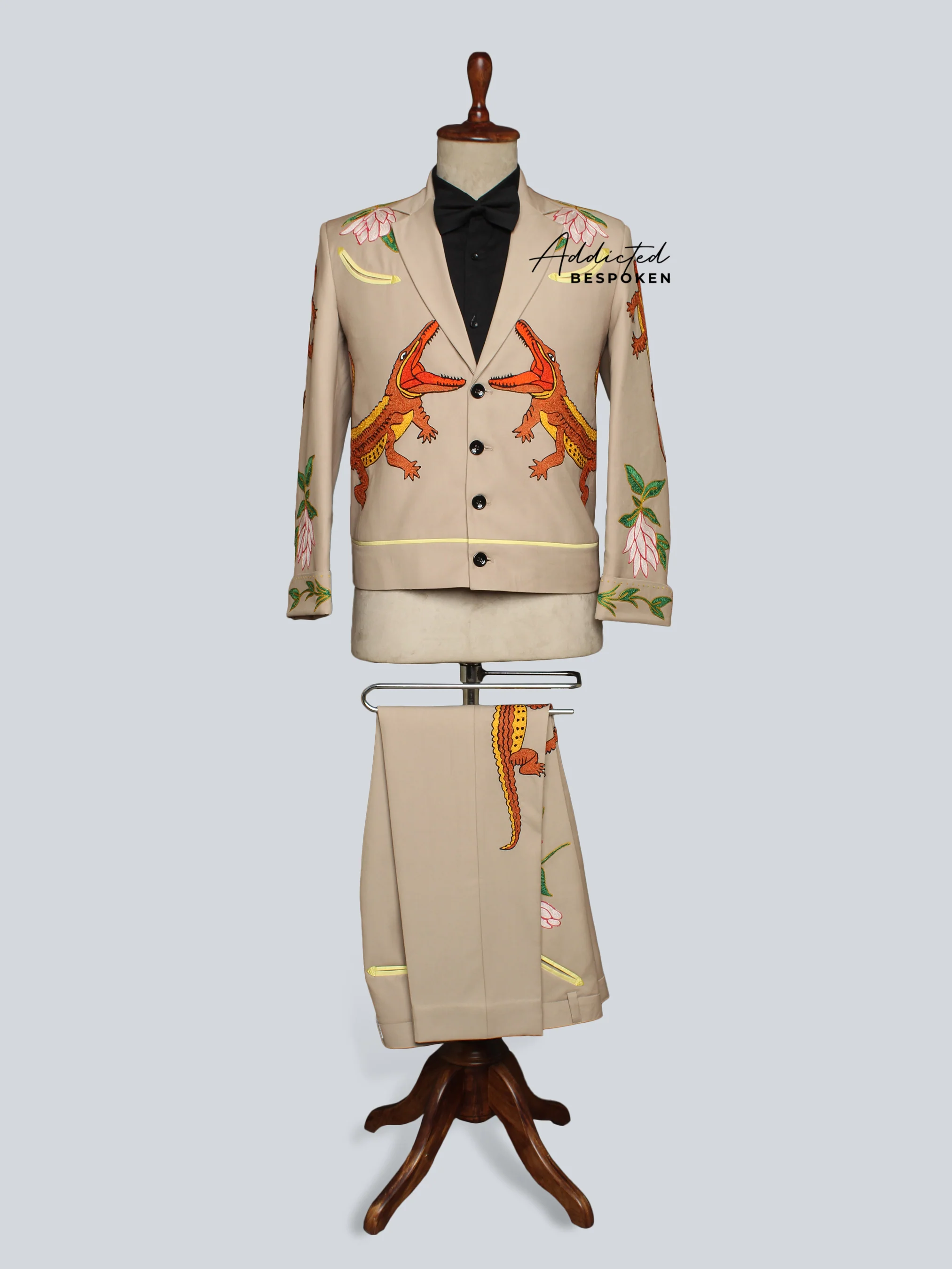 Crocodile-Themed Wedding Suit - Image 2