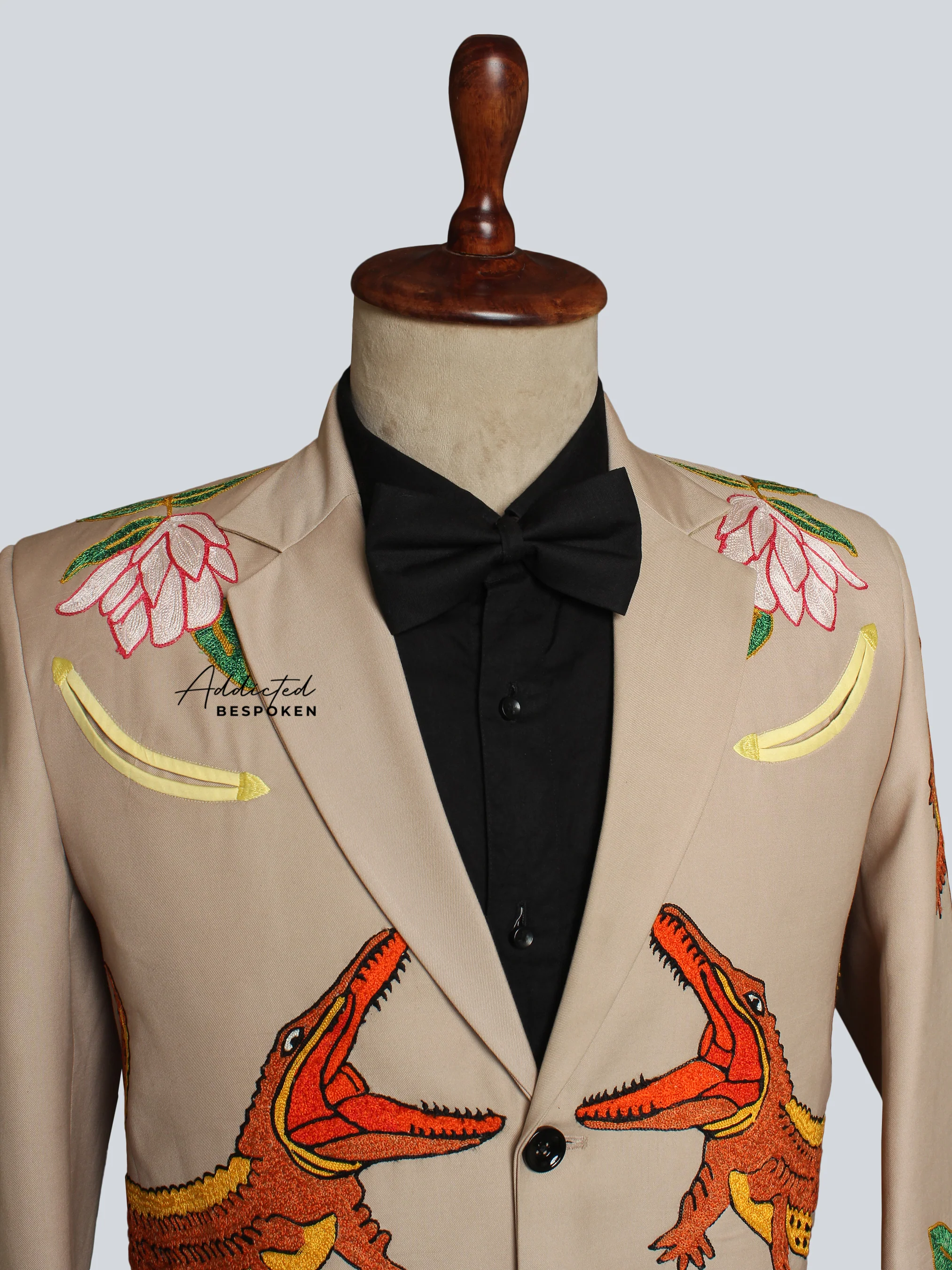 Crocodile-Themed Wedding Suit - Image 5