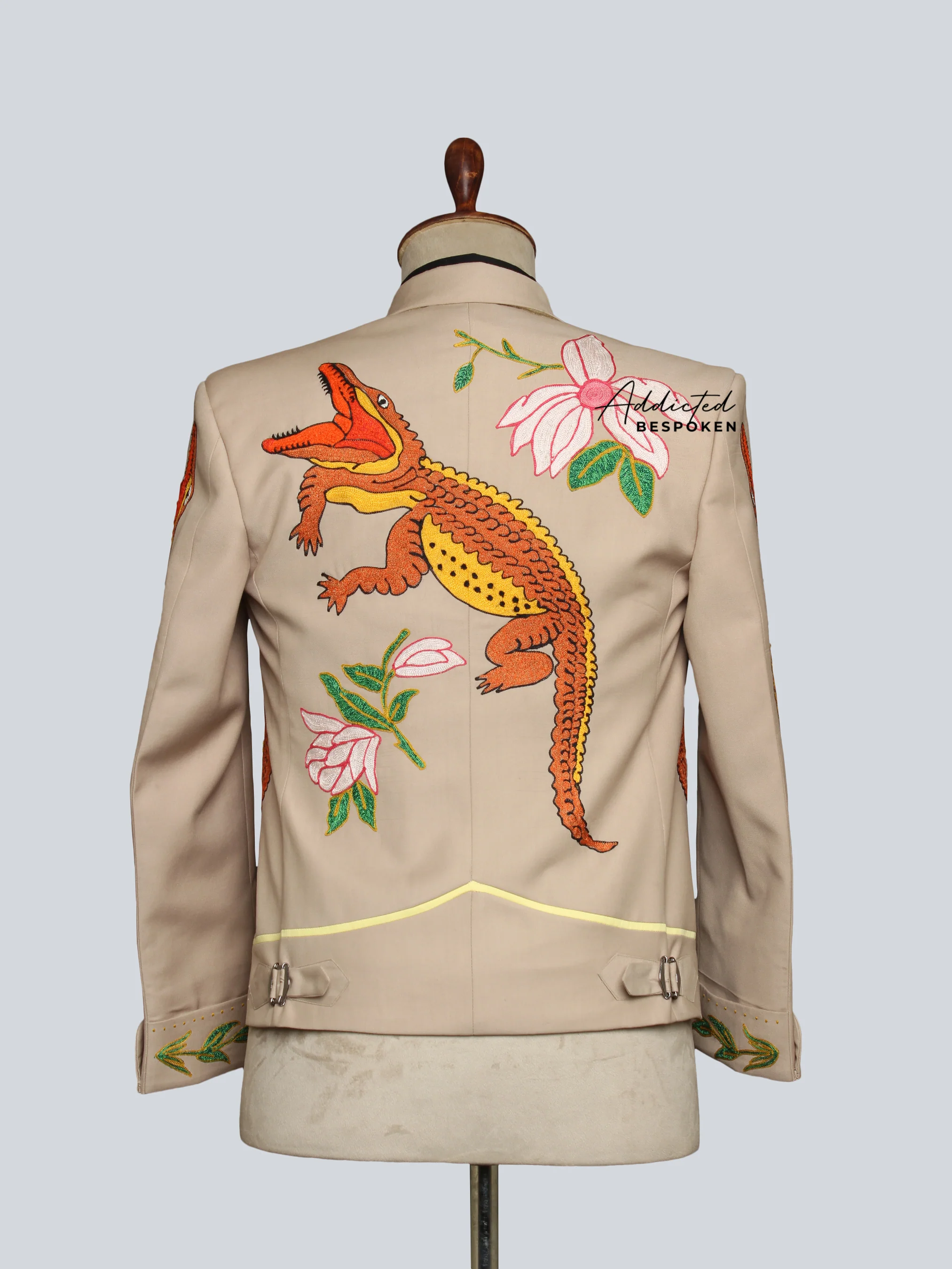 Crocodile-Themed Wedding Suit - Image 6
