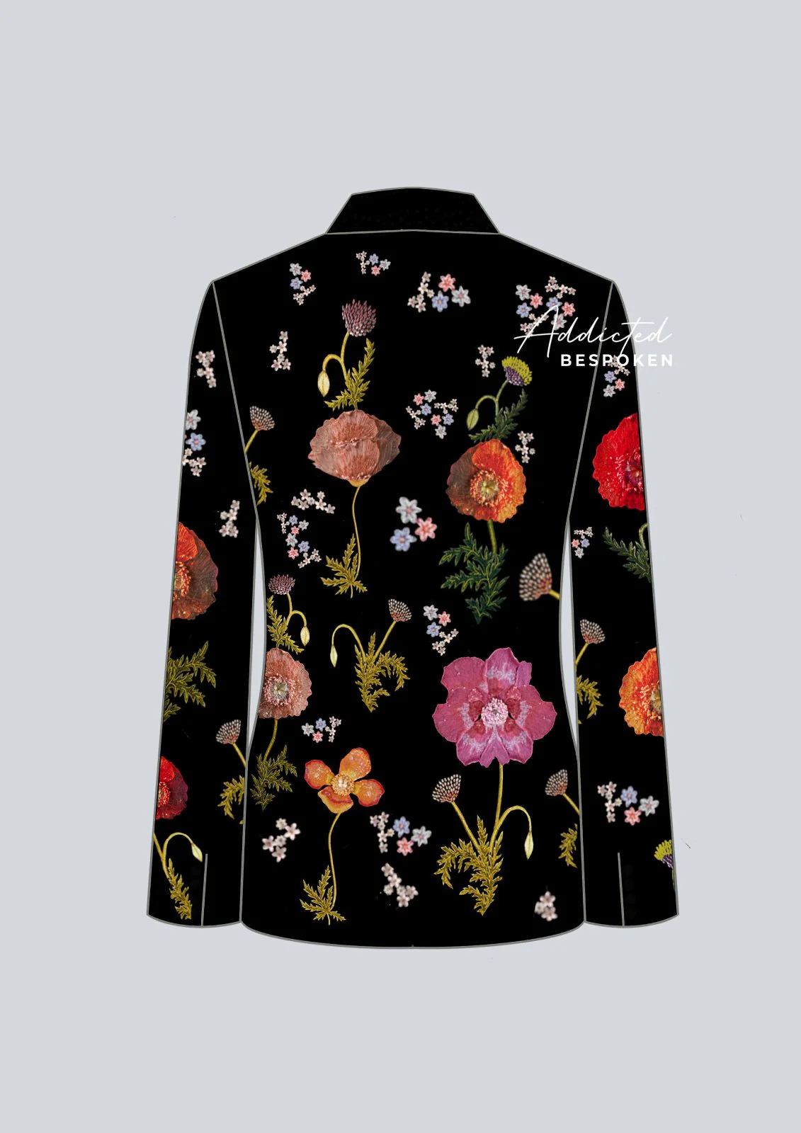 Custom Floral Western Groomswear - Image 3