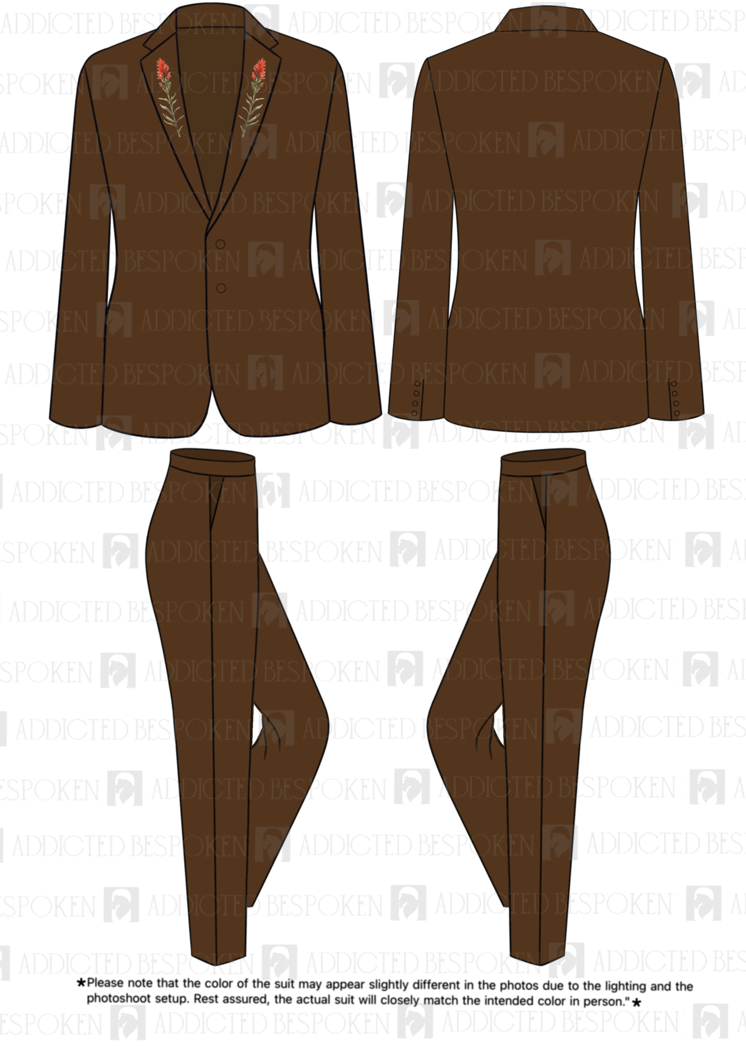 Custom made 2pc suit for Clayton