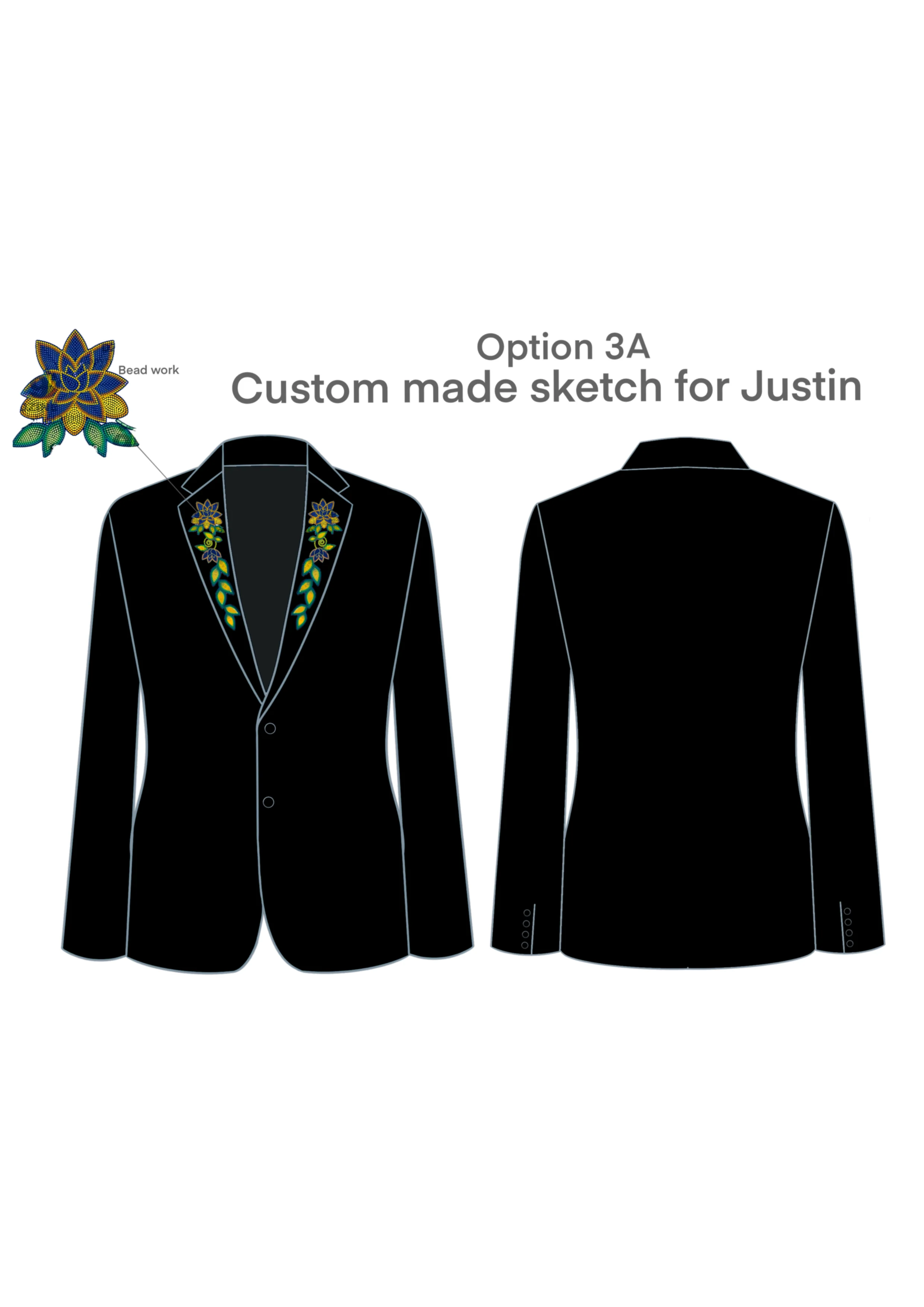 Custom Made Jacket for Justin - Image 2