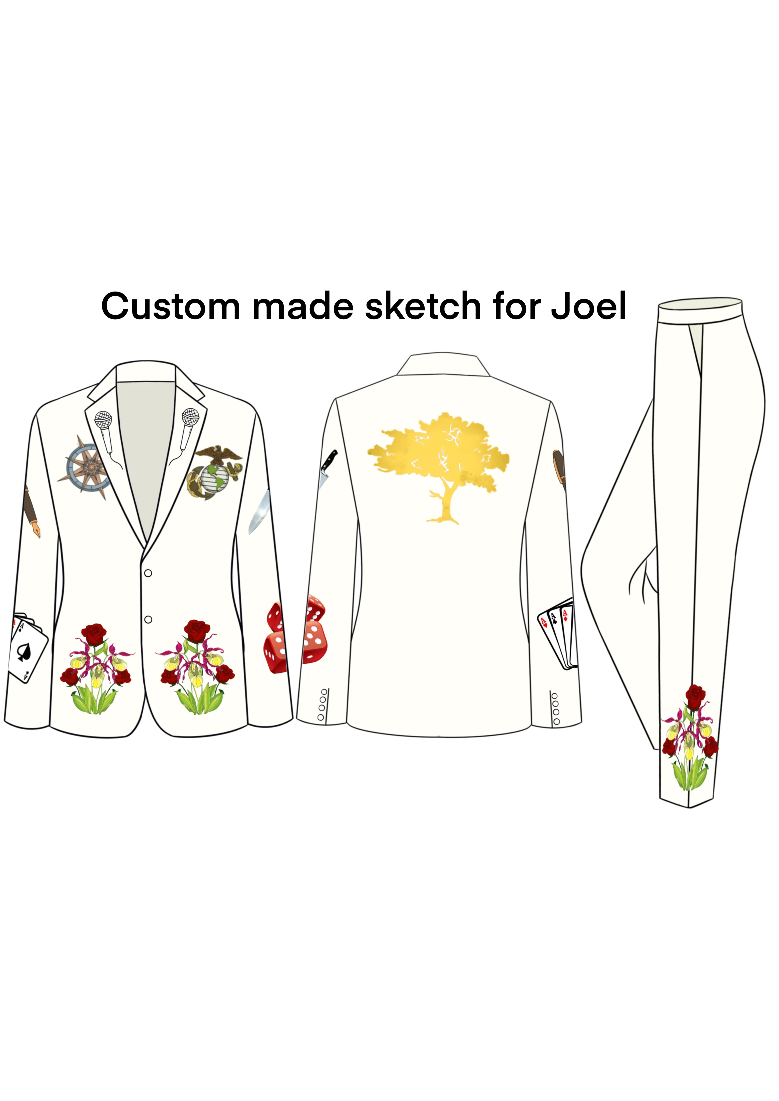 Custom Made suit for Joel