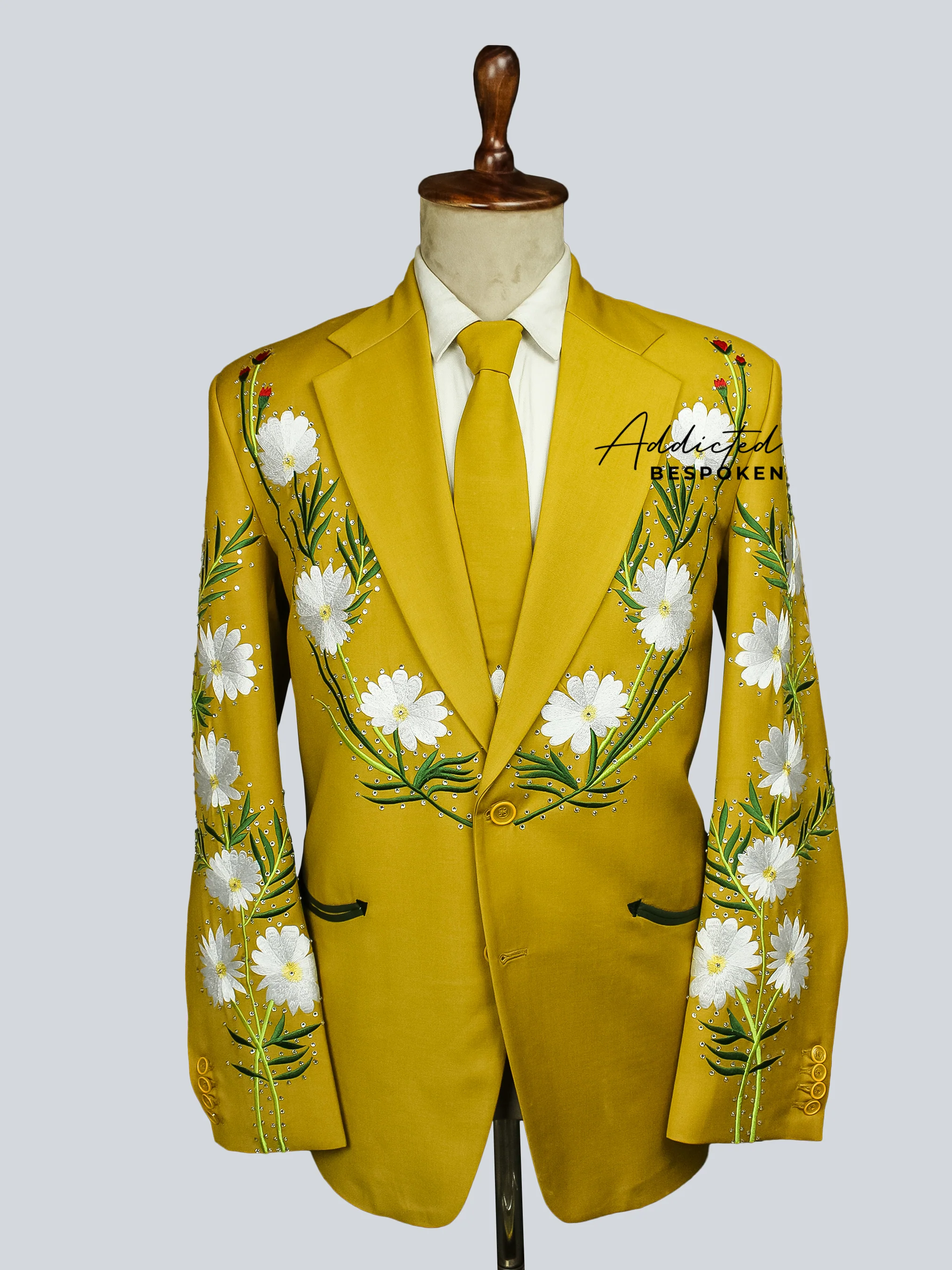Daisy Floral Western Suit