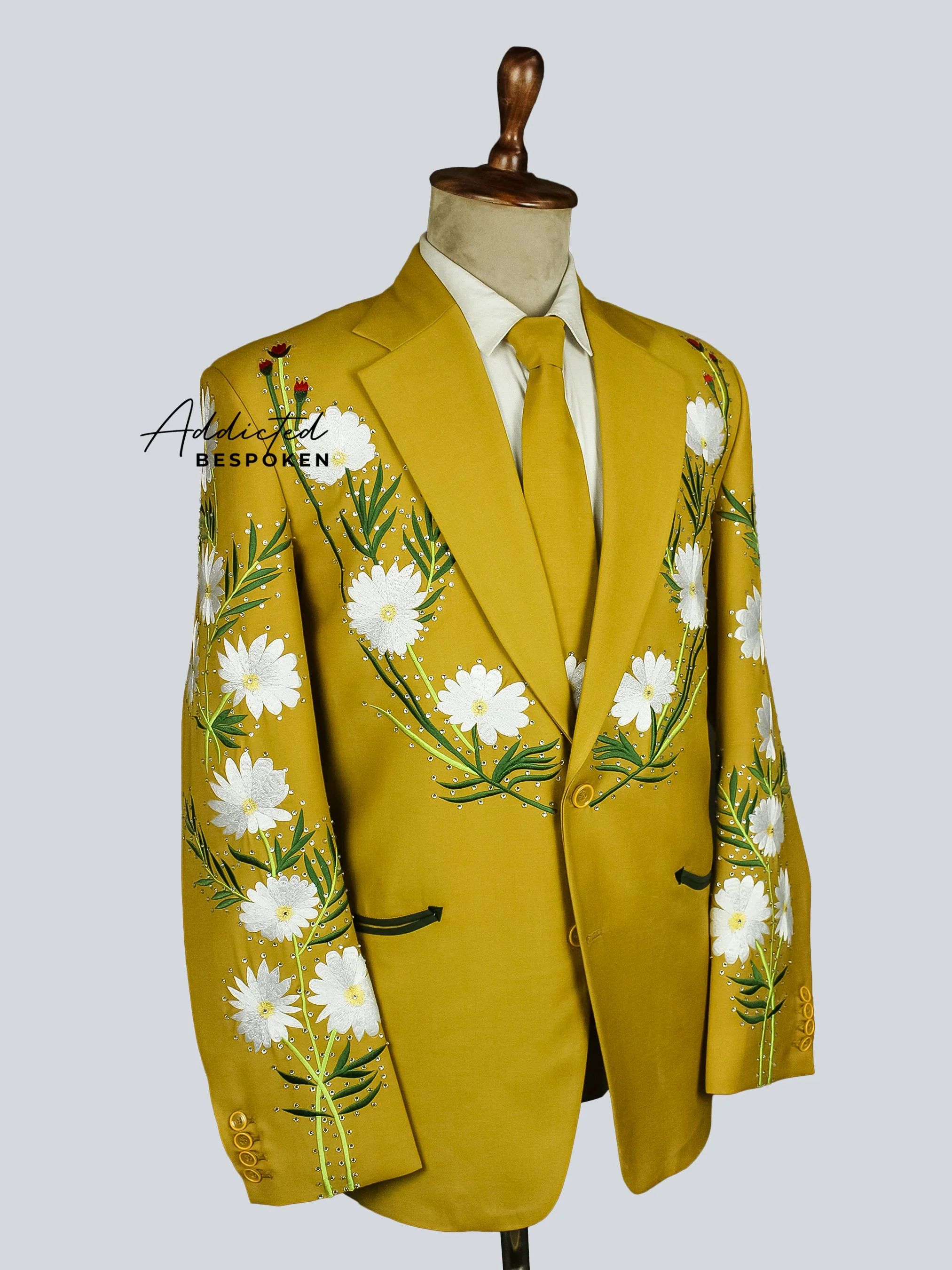 Daisy Floral Western Suit - Image 3