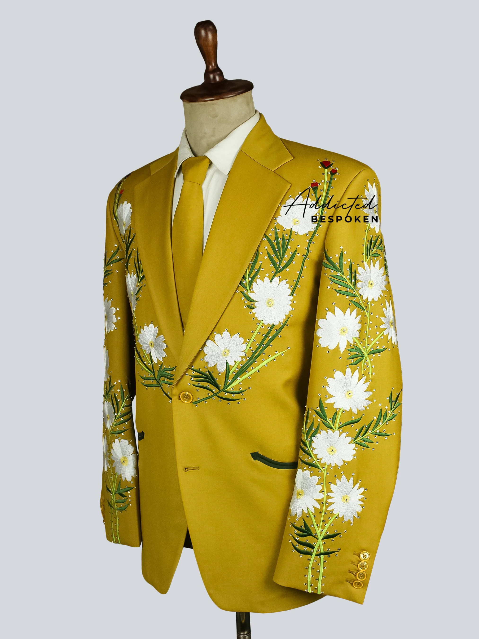 Daisy Floral Western Suit - Image 4