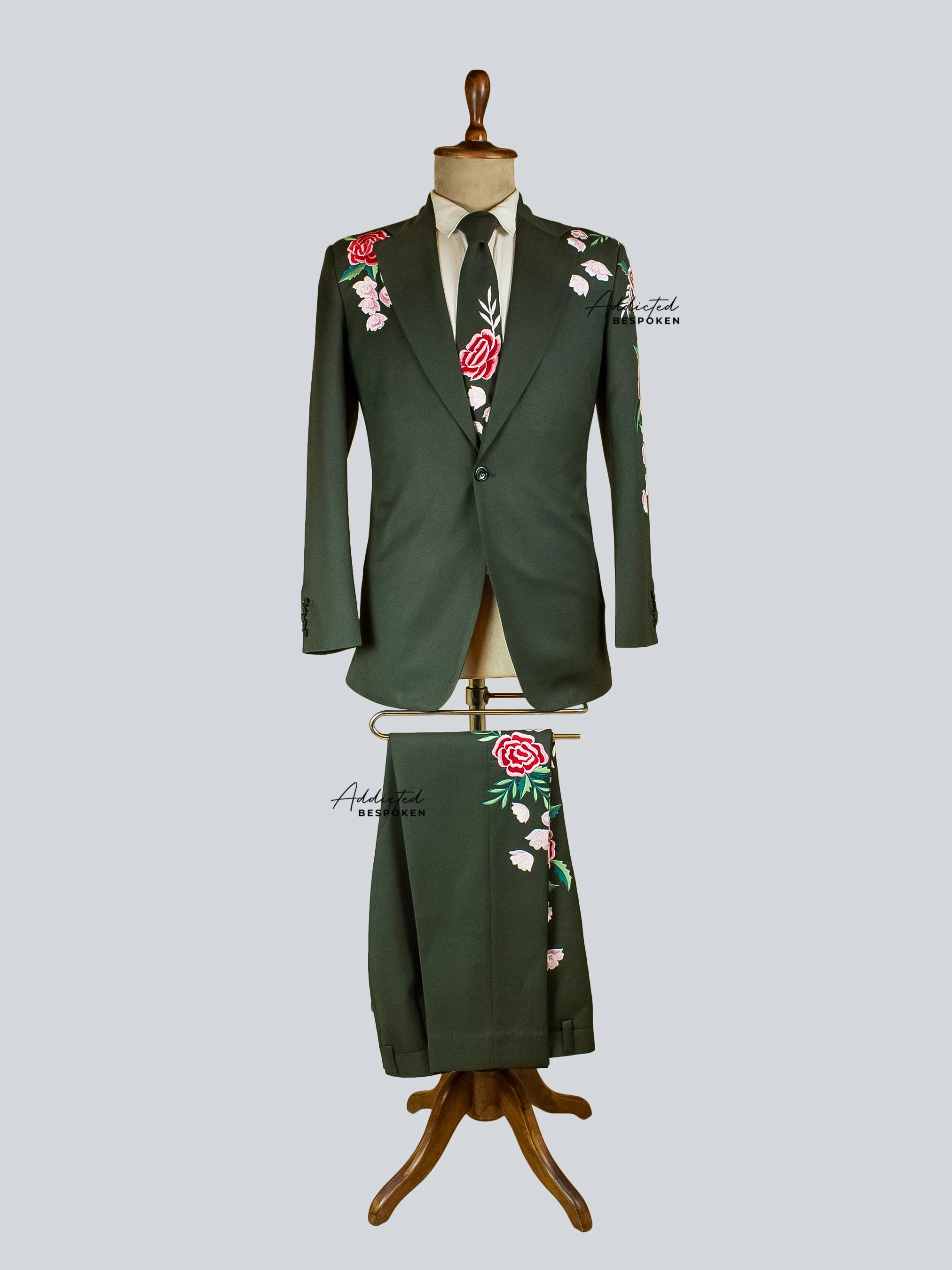 Floral Cocktail Elegance Suit - Image 2