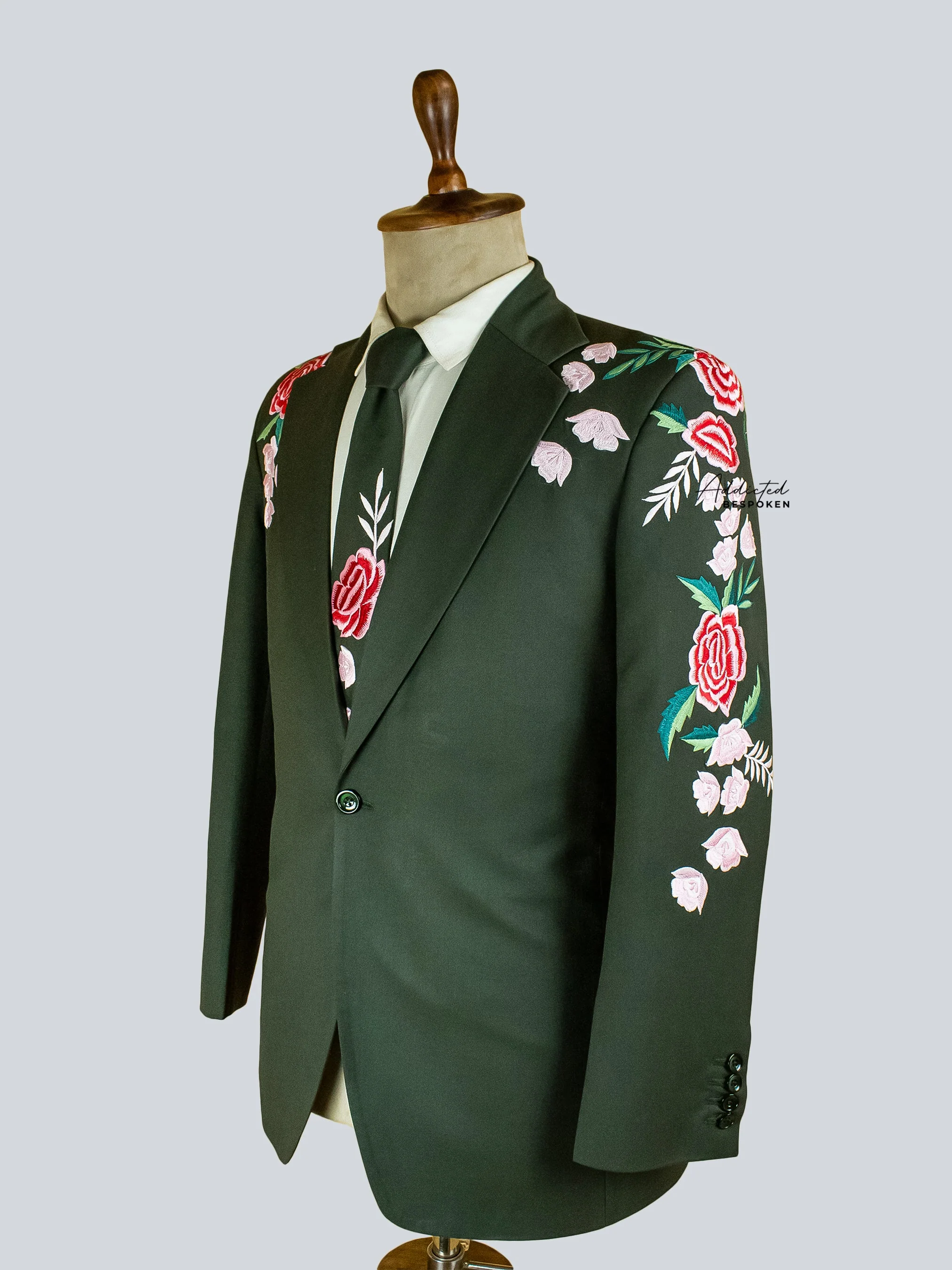 Floral Cocktail Elegance Suit - Image 4