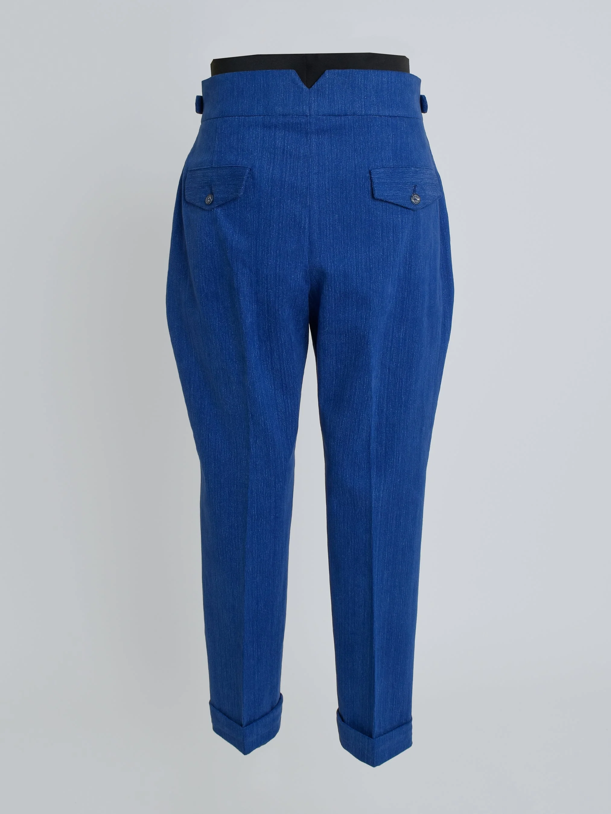 Denim Dapper Gurkha Pants - Image 4