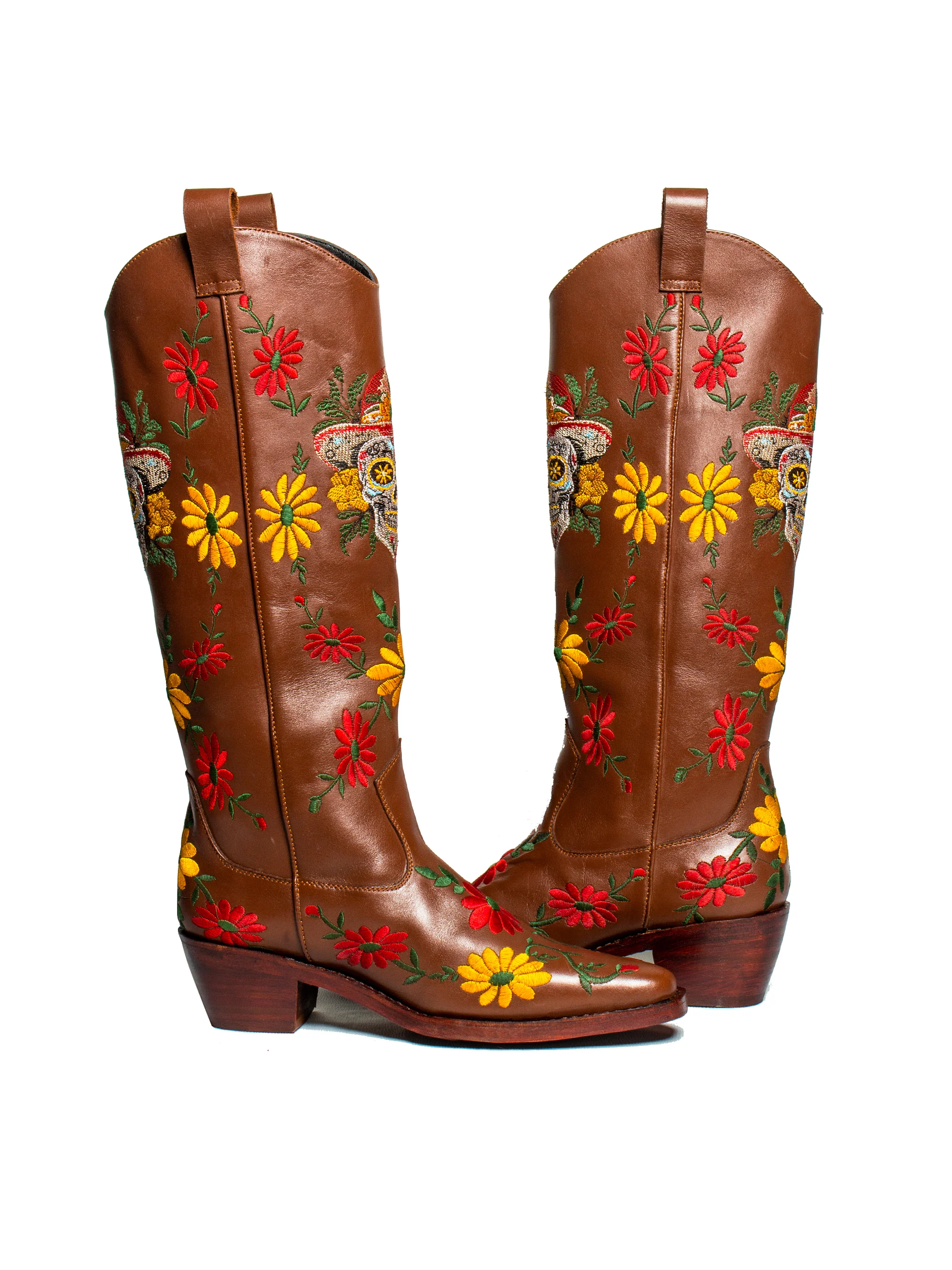 Desert Daisy Skull Boots - Image 3