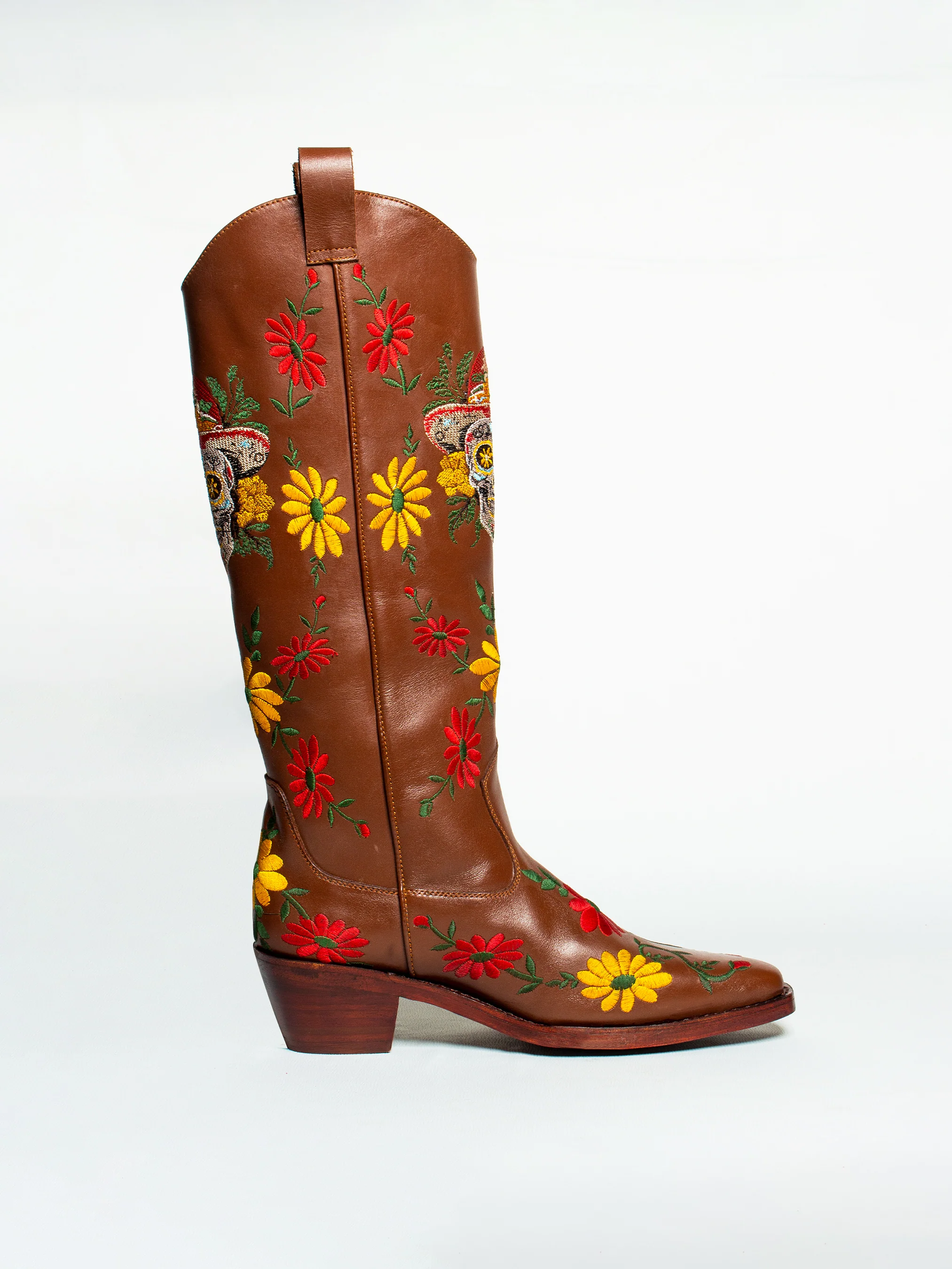 Desert Daisy Skull Boots - Image 4