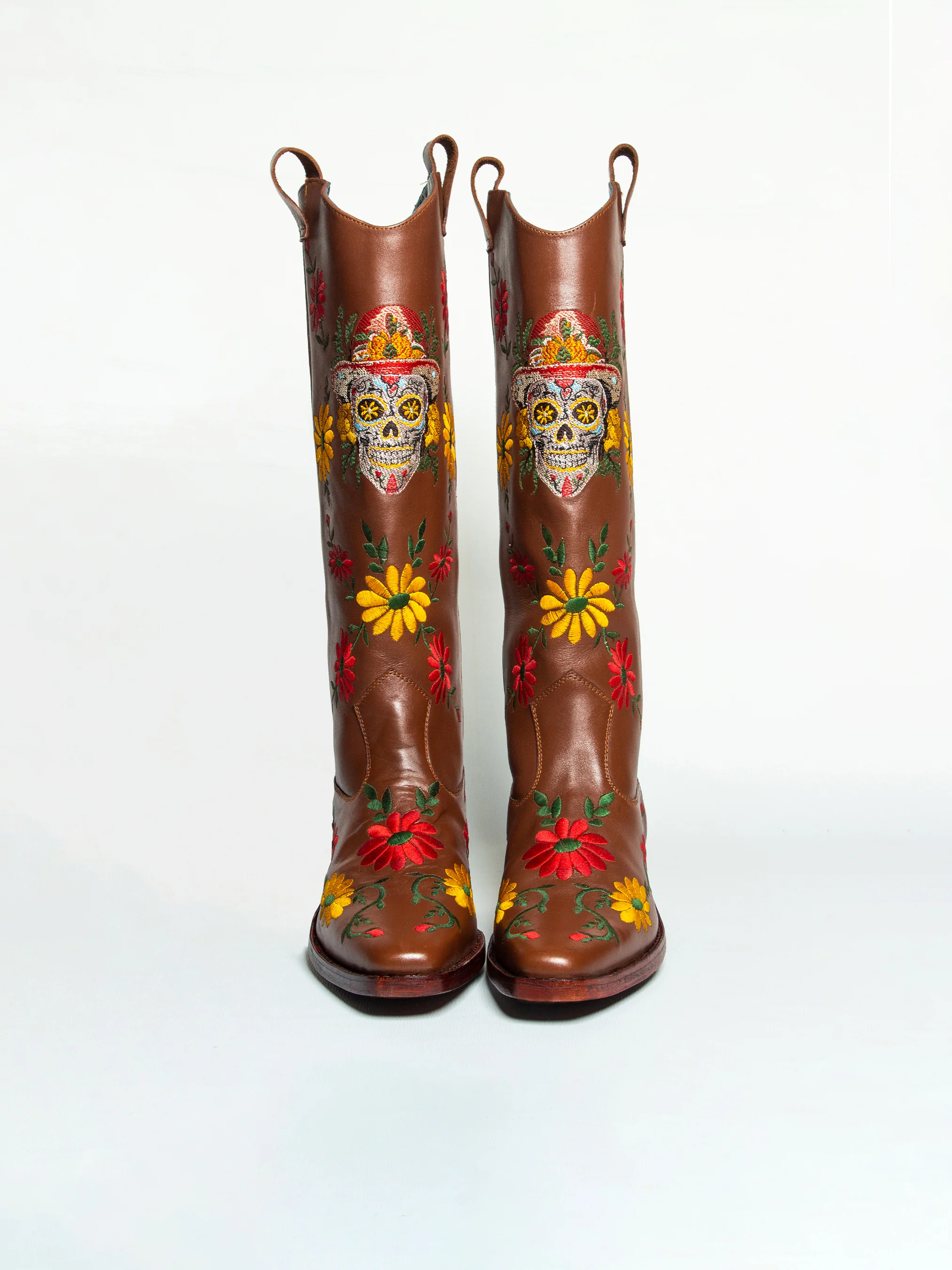 Desert Daisy Skull Boots - Image 5