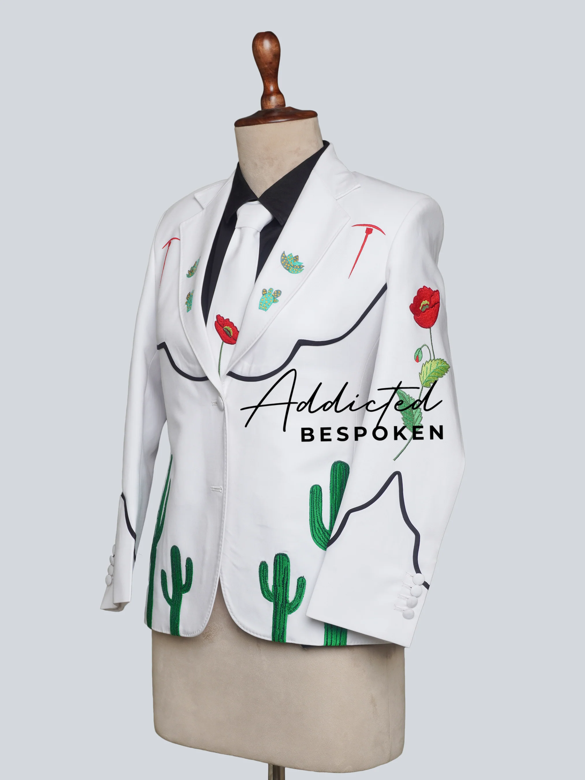 Desert Landscape-Themed Western Suit - Image 3