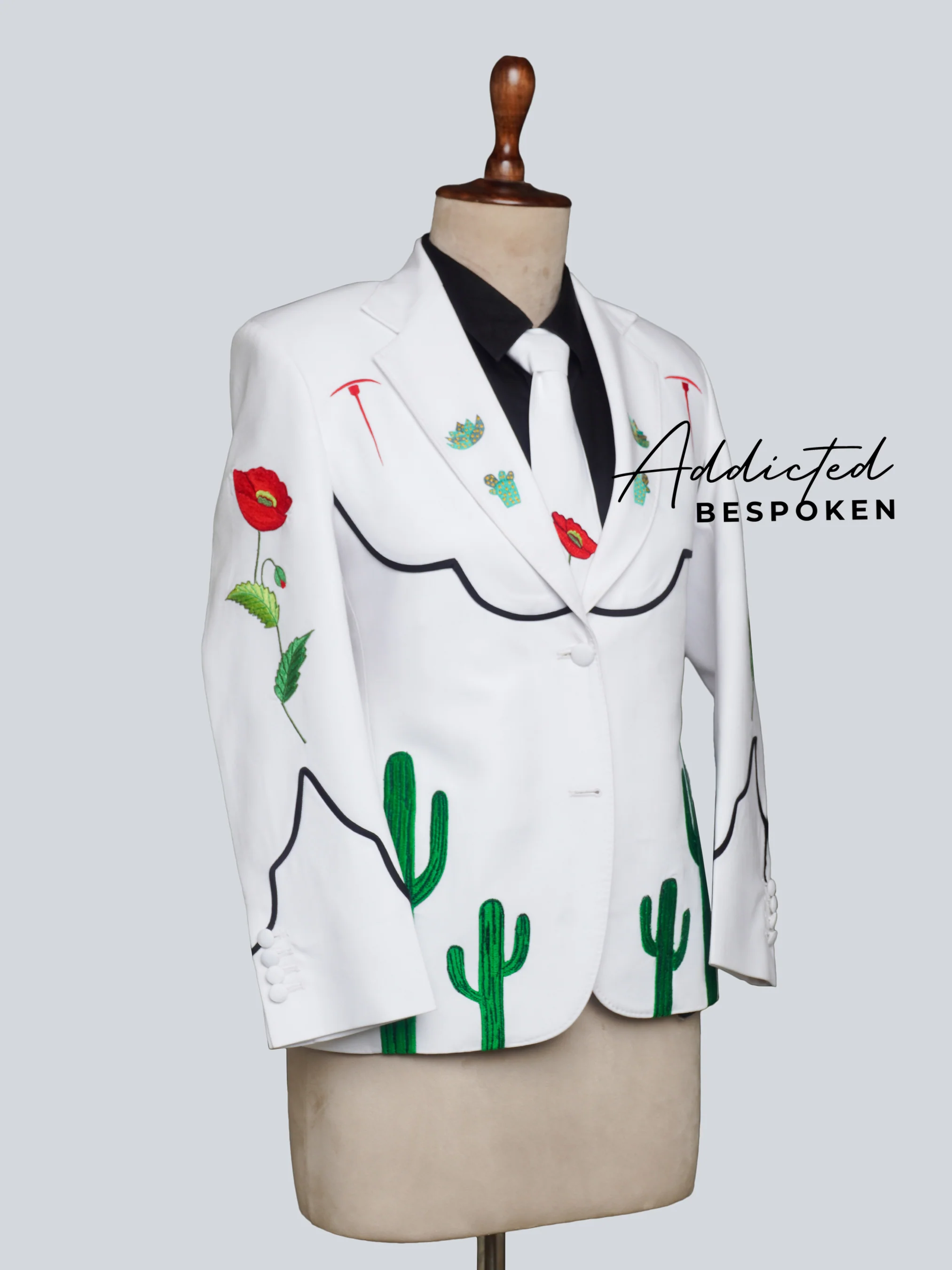 Desert Landscape-Themed Western Suit - Image 4