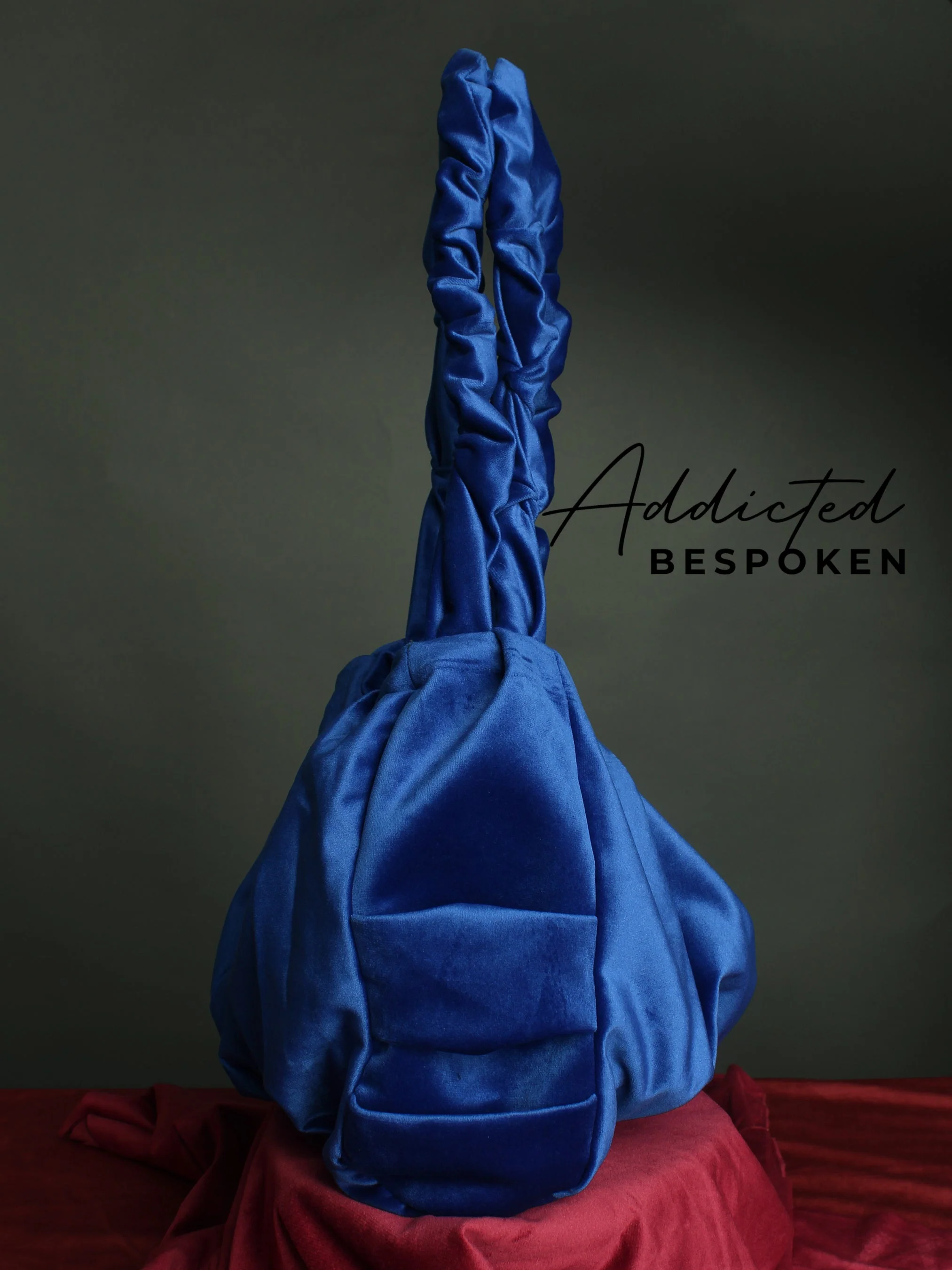Designer Blue cloud Bag - Image 2