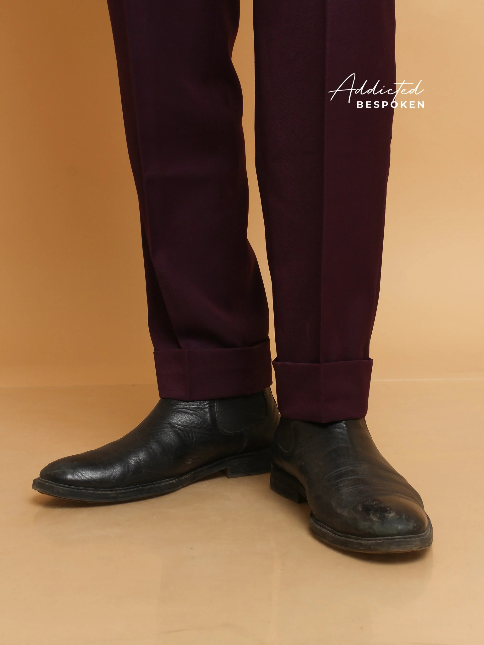 Designer Wine Cotton Pant (CLS) - Image 7
