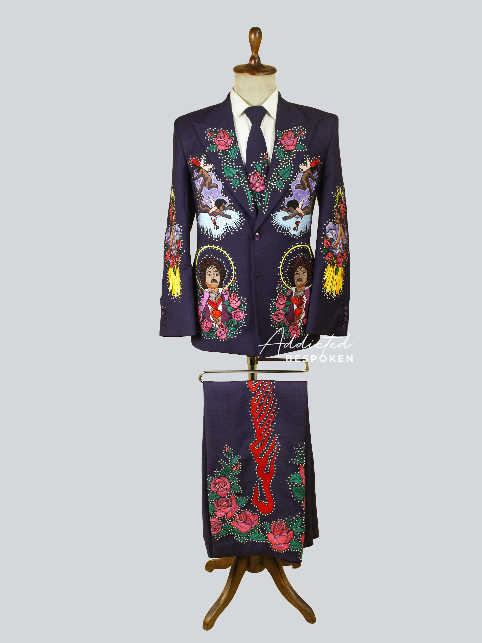 Divine Icon Embroidered Suit - Image 2
