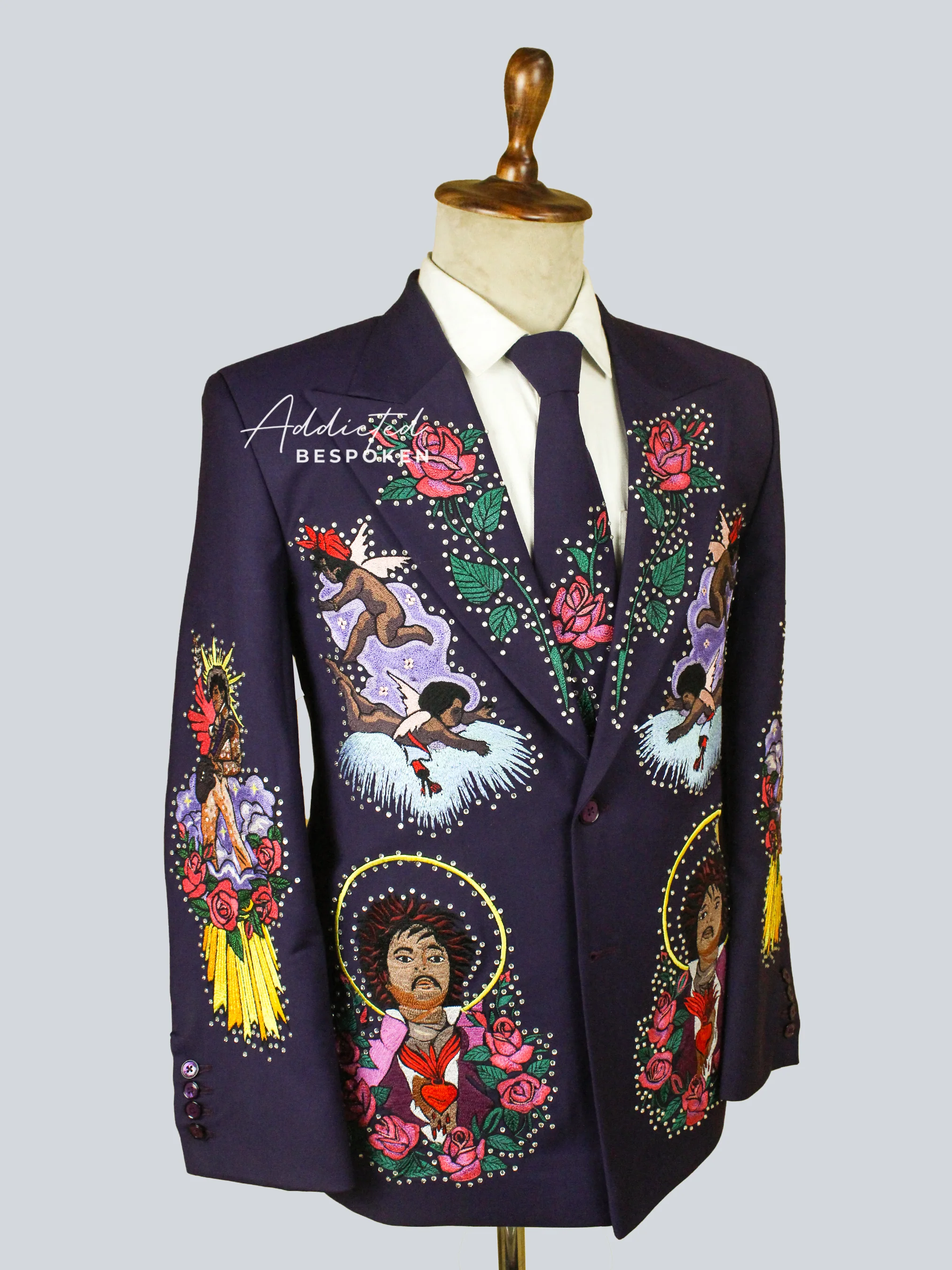 Divine Icon Embroidered Suit - Image 3