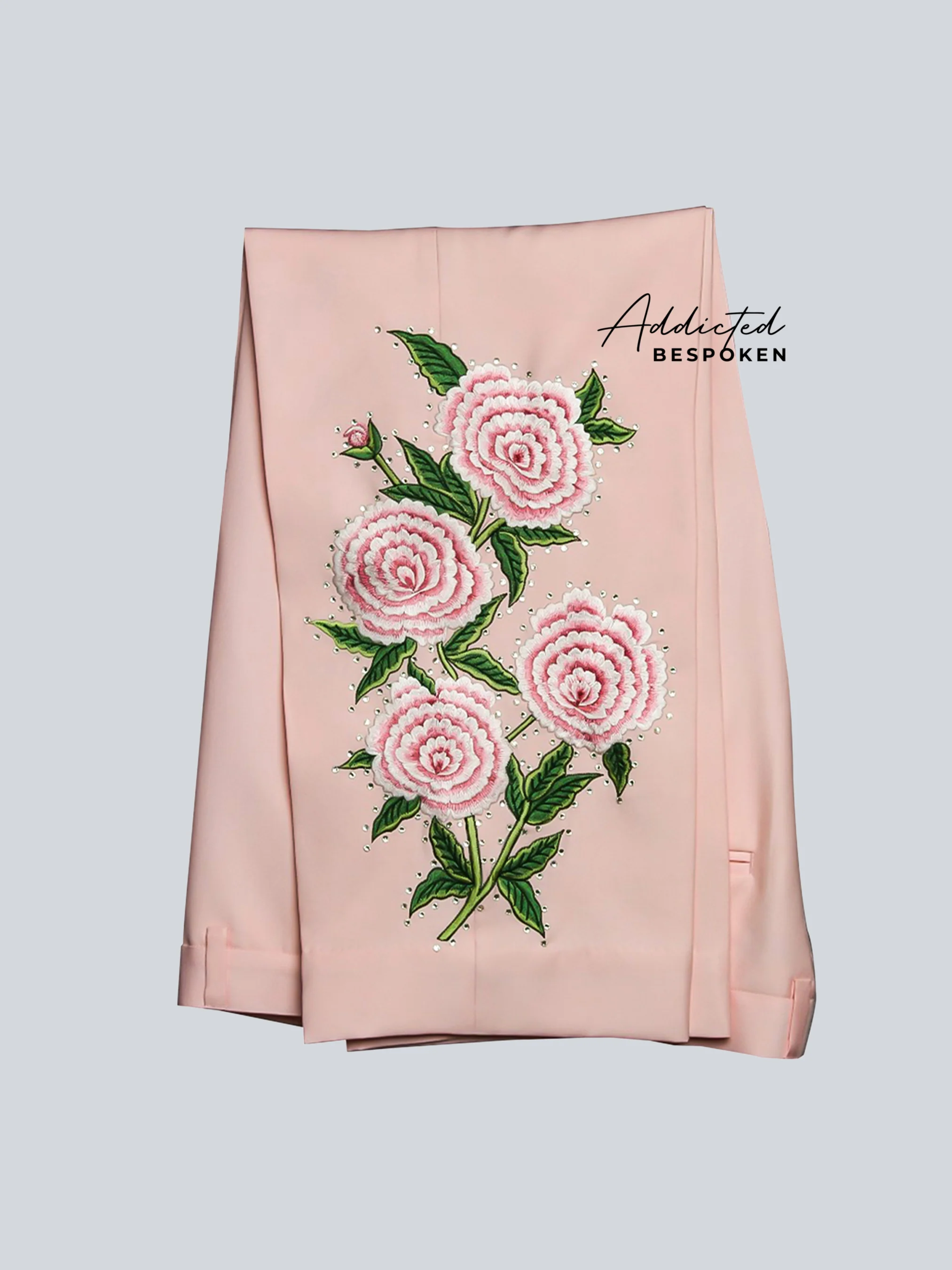 Divine Rose Embroidered Suit - Image 2