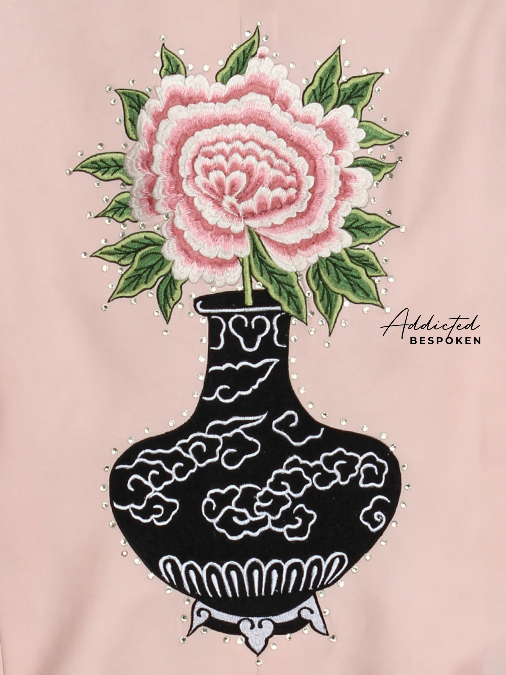 Divine Rose Embroidered Suit - Image 4