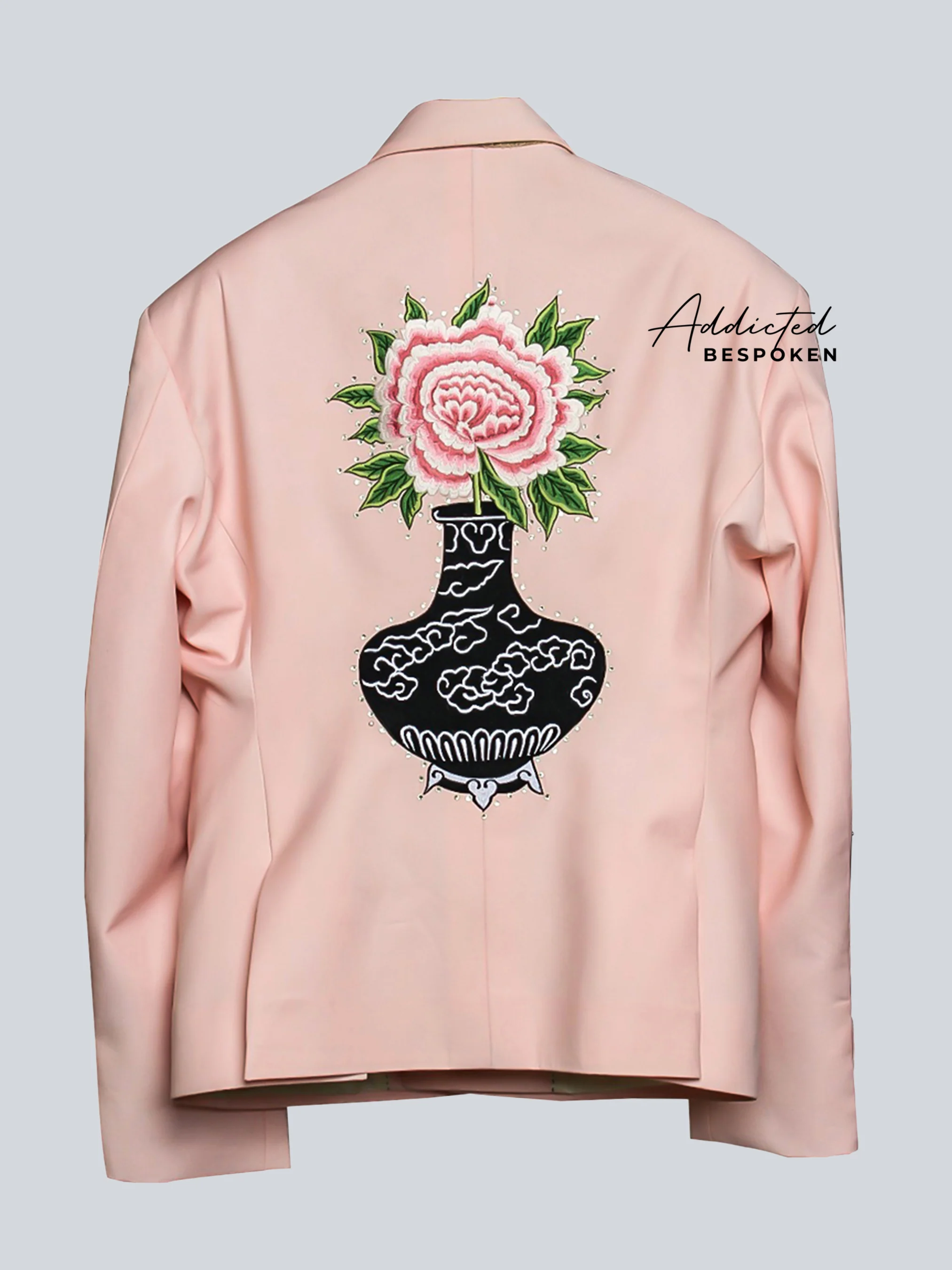 Divine Rose Embroidered Suit - Image 5