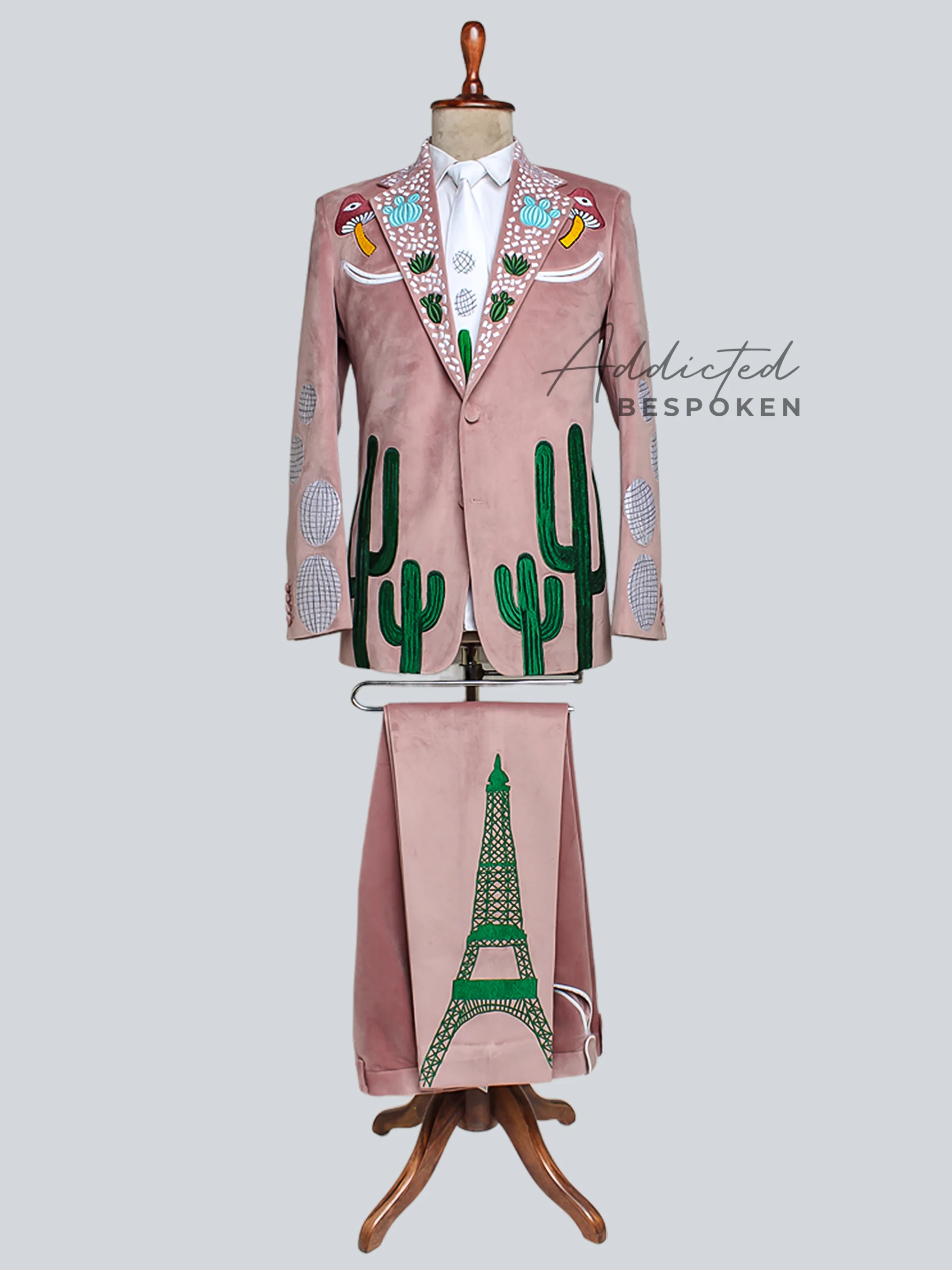Dusty Rose Cactus Suit - Image 2