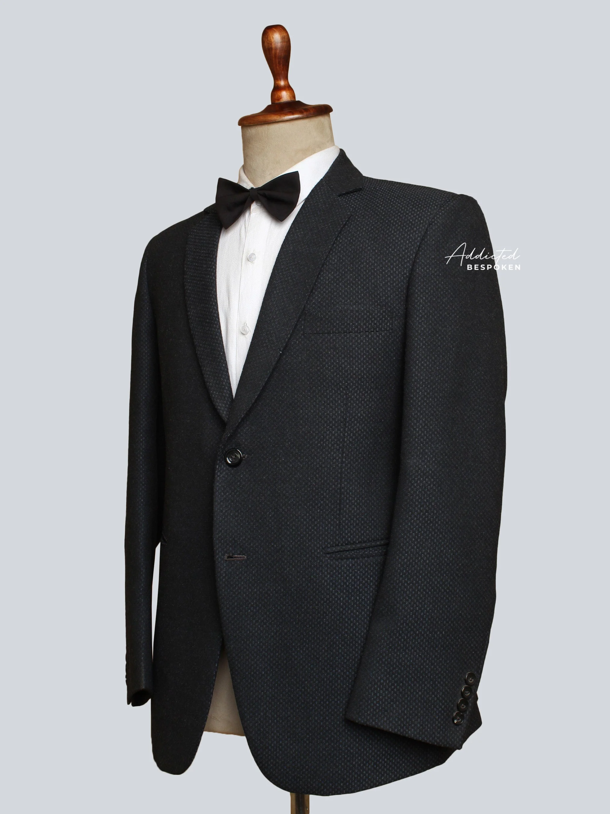 Elegant Black Cotton Blazer (CLS) - Image 3