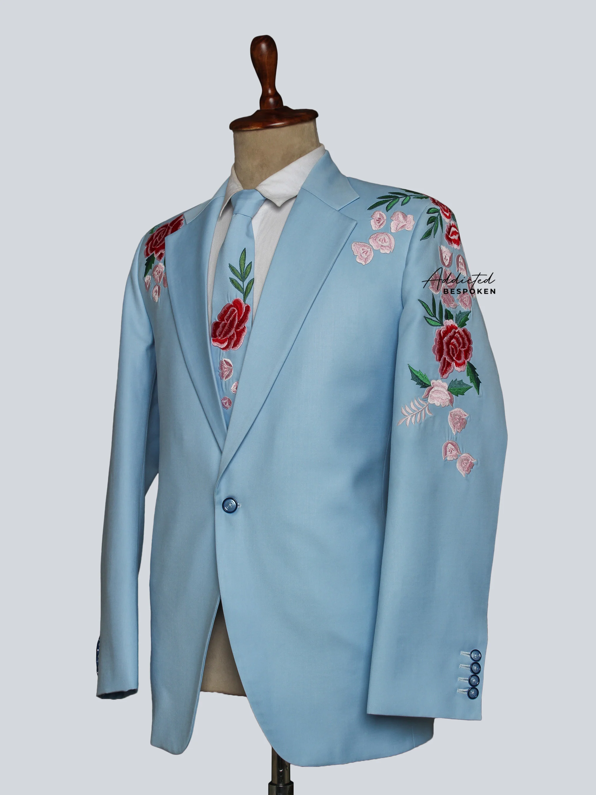 Elegant Floral Western Suit - Image 5