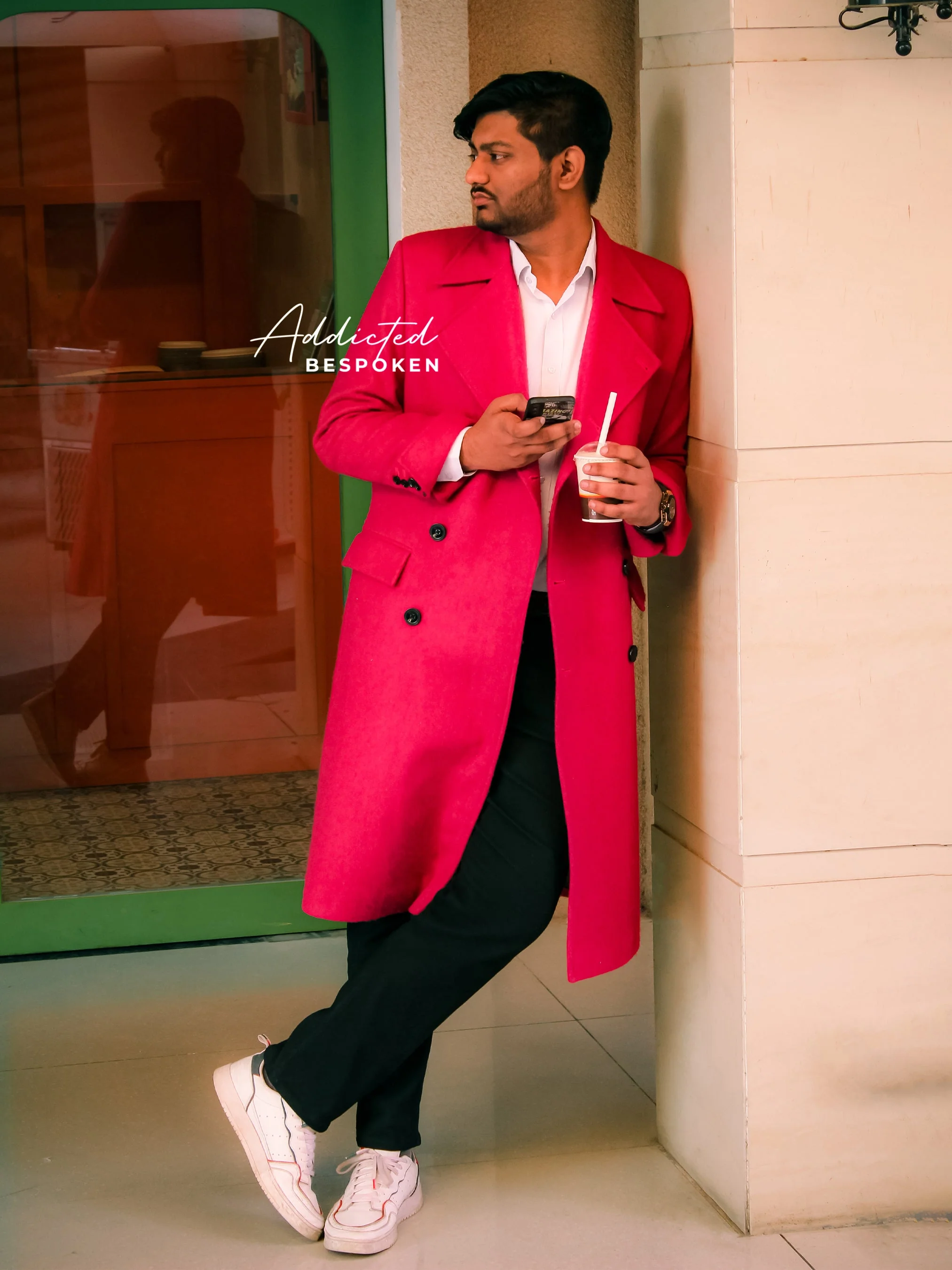 Elegant Tailored Overcoat - Image 4