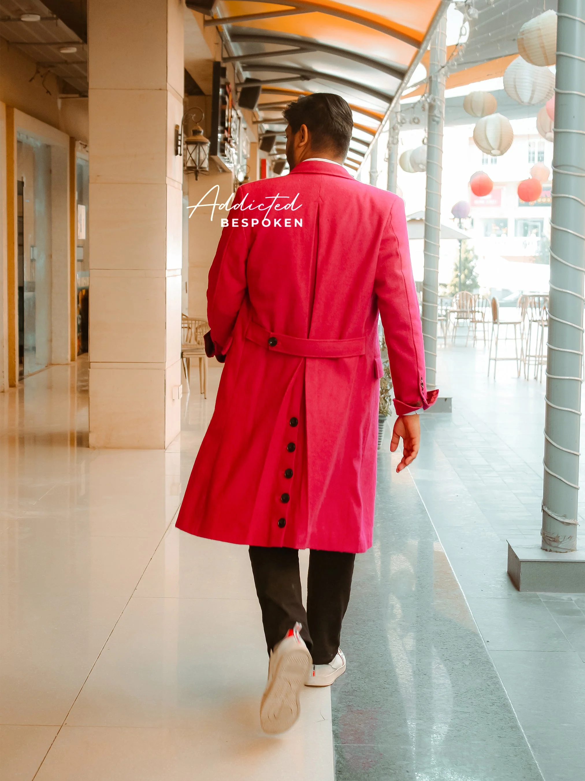 Elegant Tailored Overcoat - Image 5