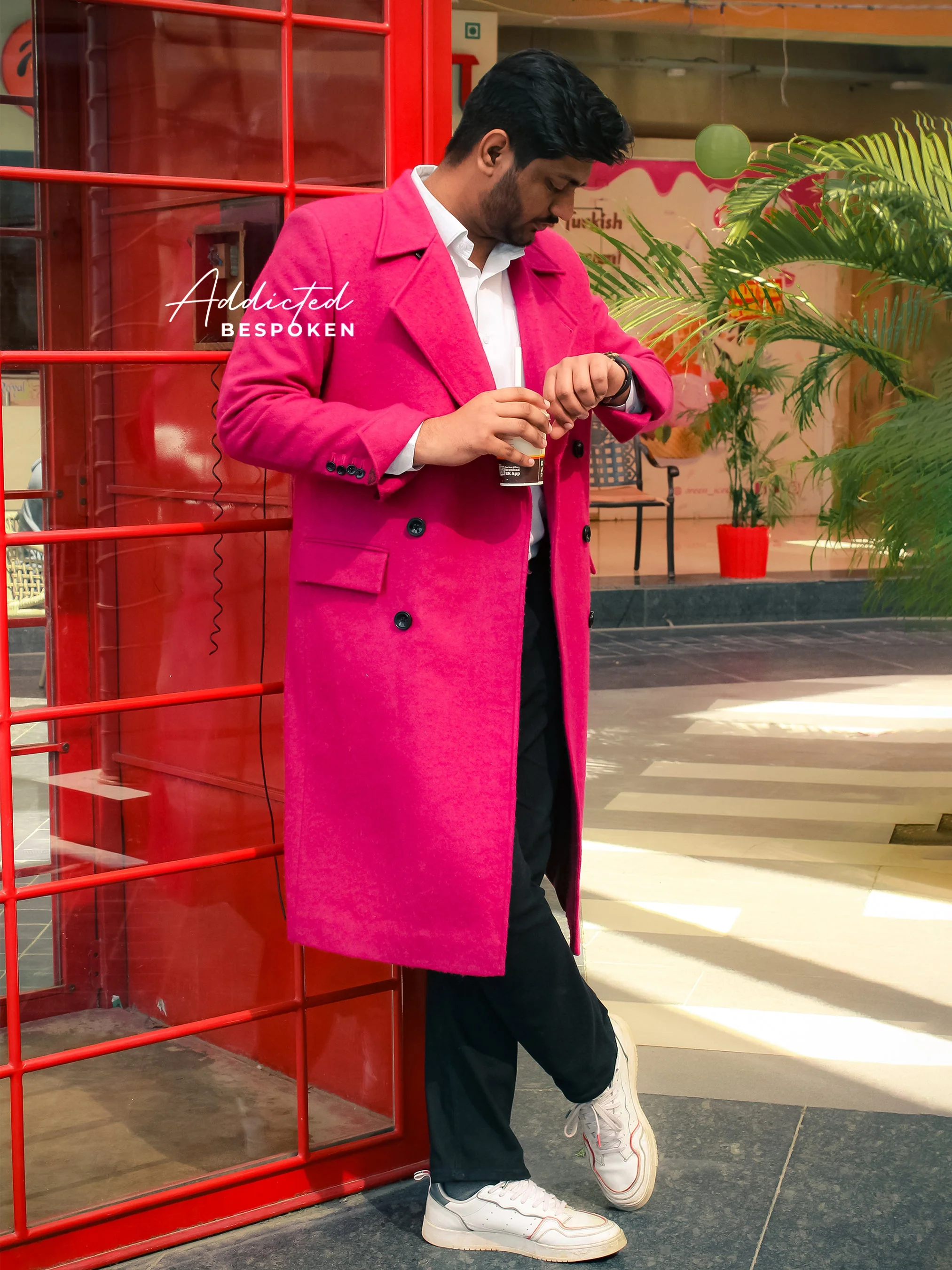 Elegant Tailored Overcoat - Image 6