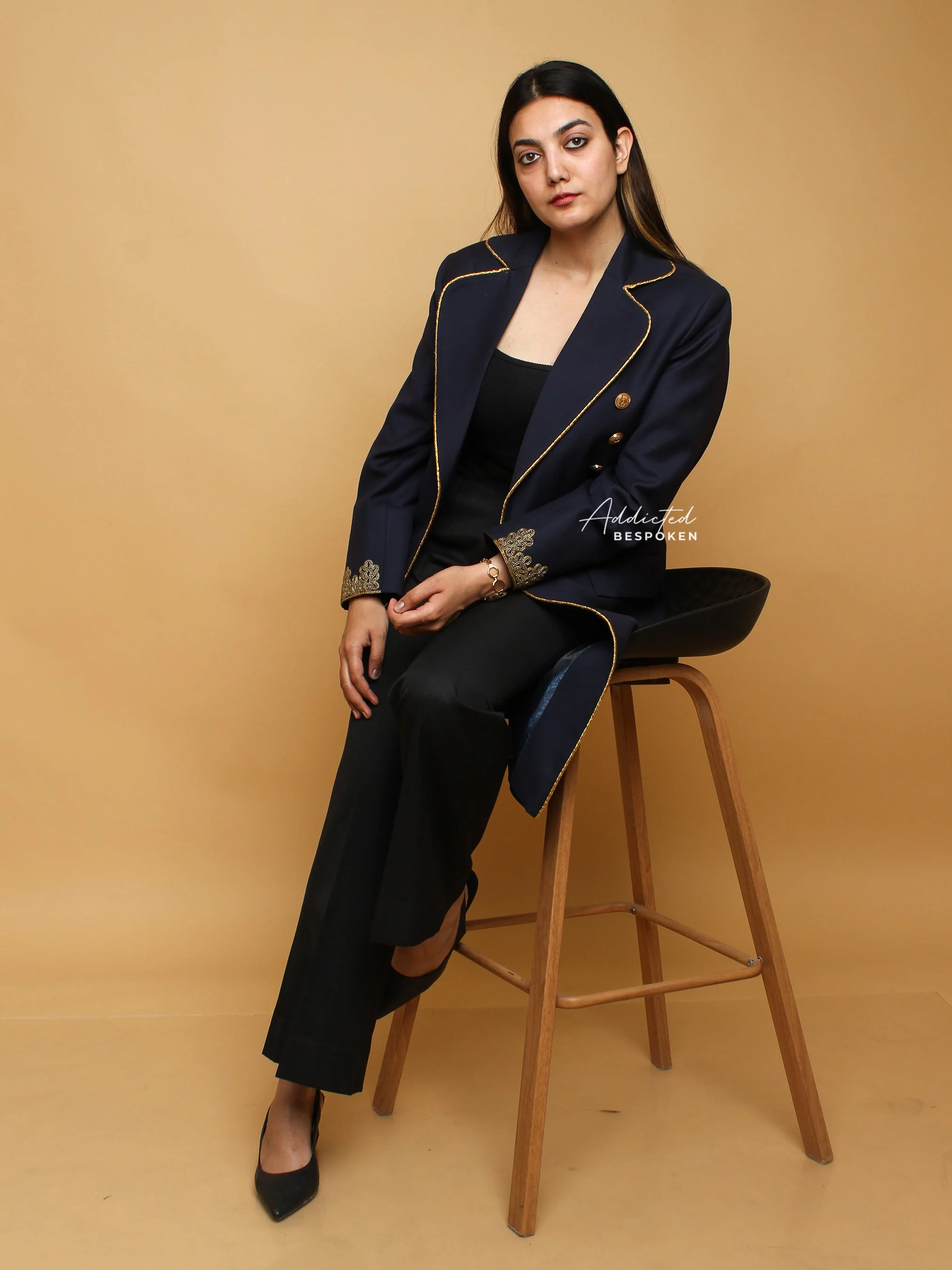 Embroidered Cocktail Blazer - Image 2