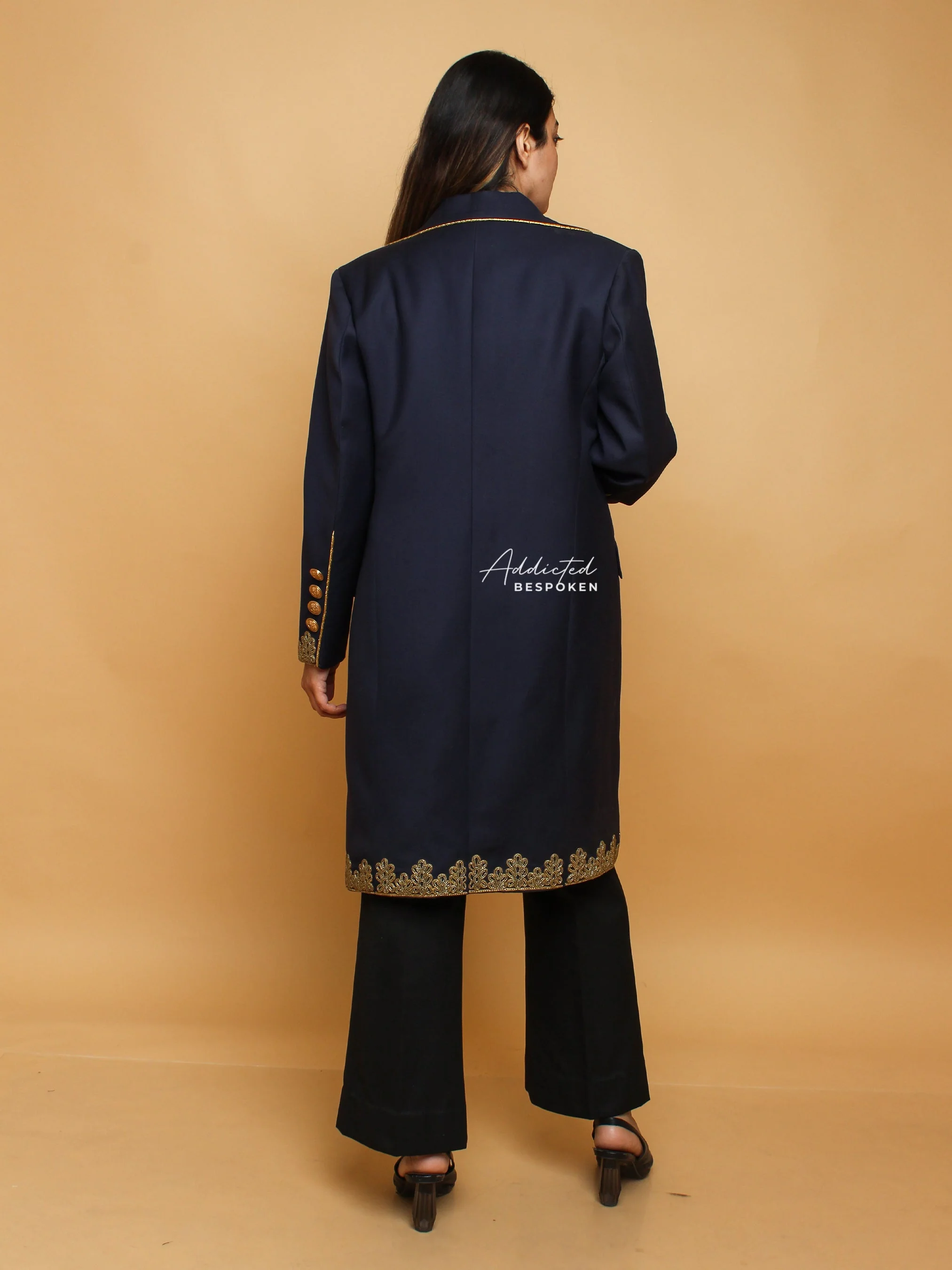 Embroidered Cocktail Blazer - Image 4
