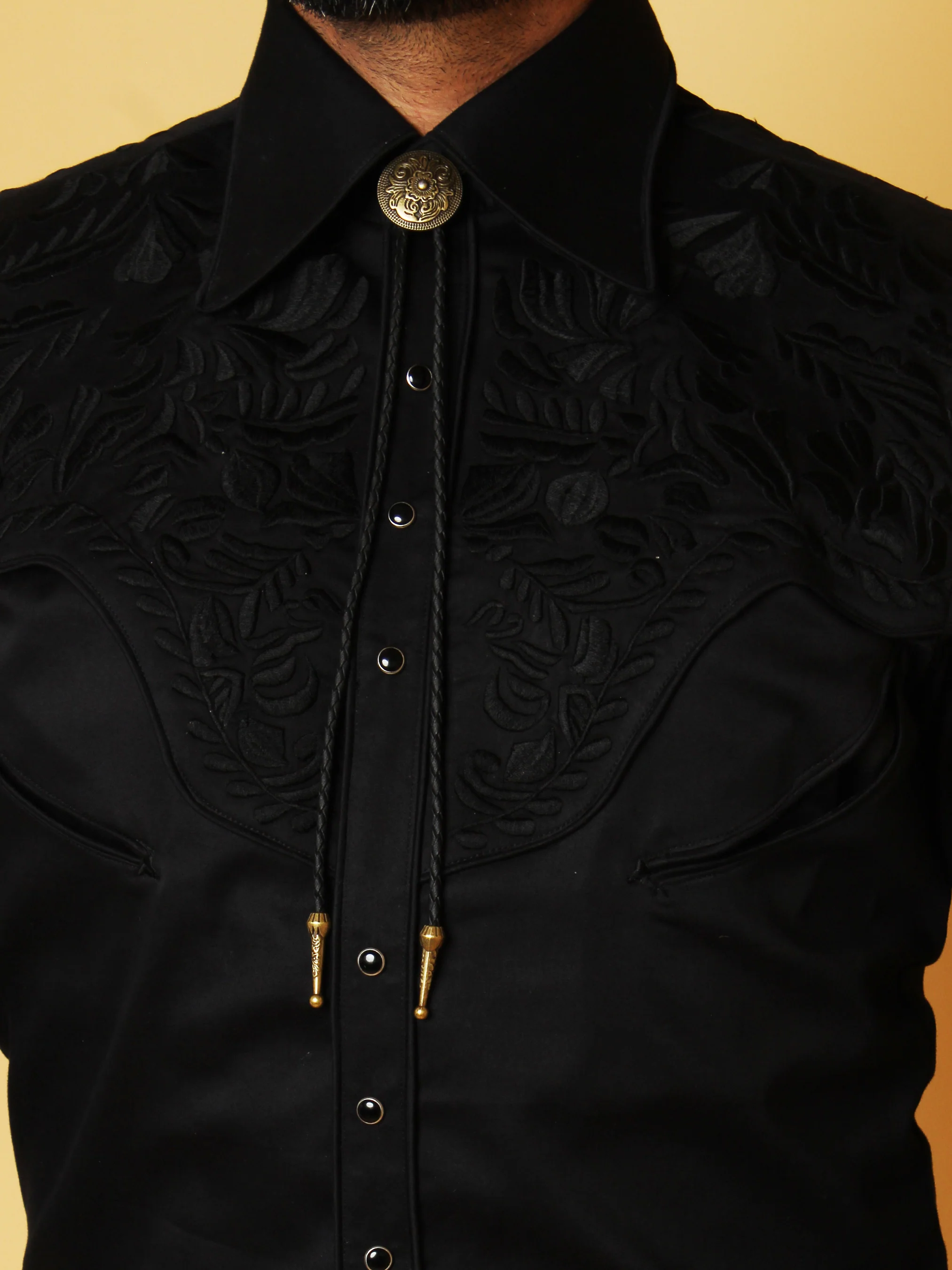 Embroidered Elegance Shirt - Image 7