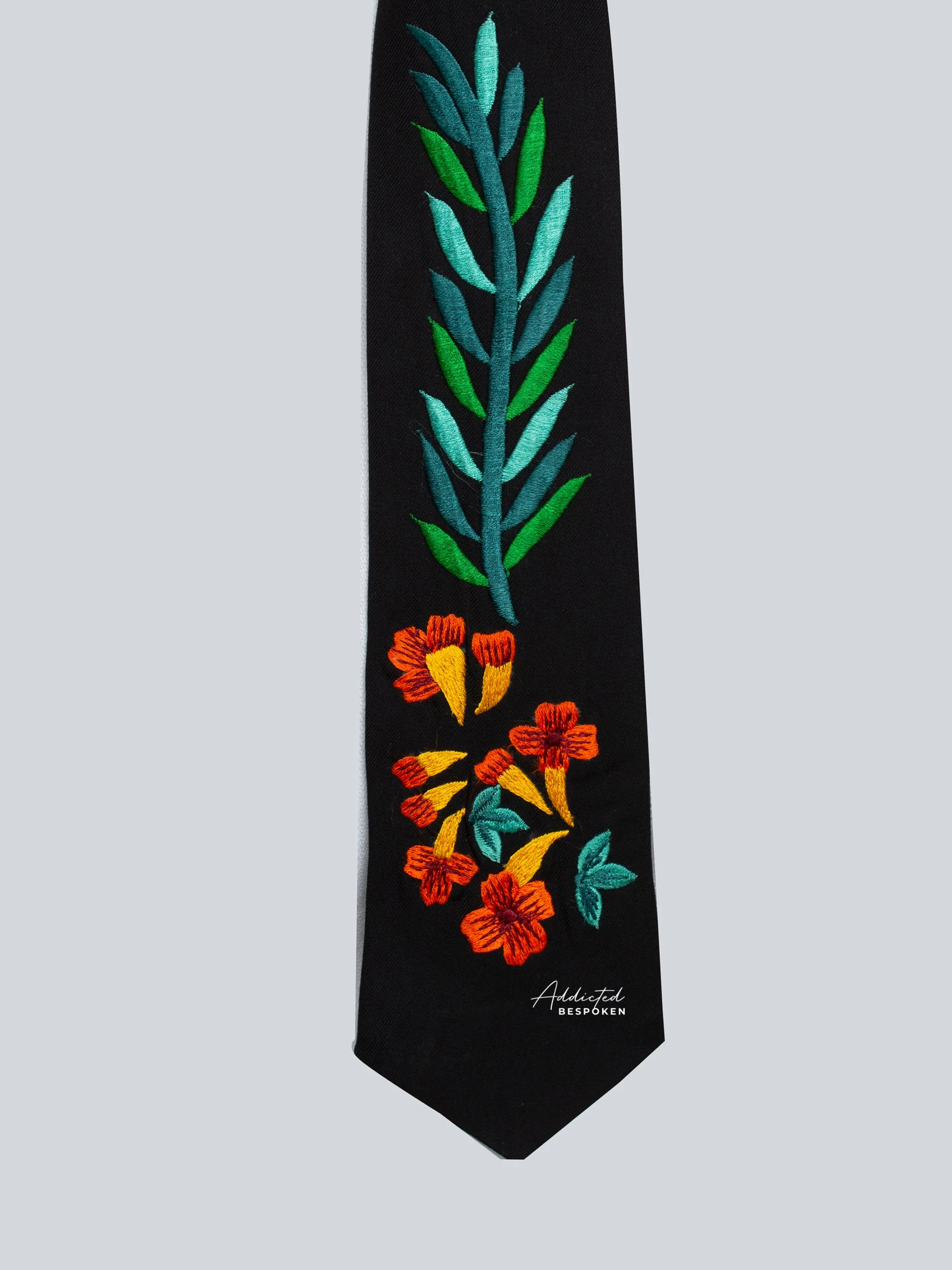 Embroidered Floral Wedding Suit - Image 7