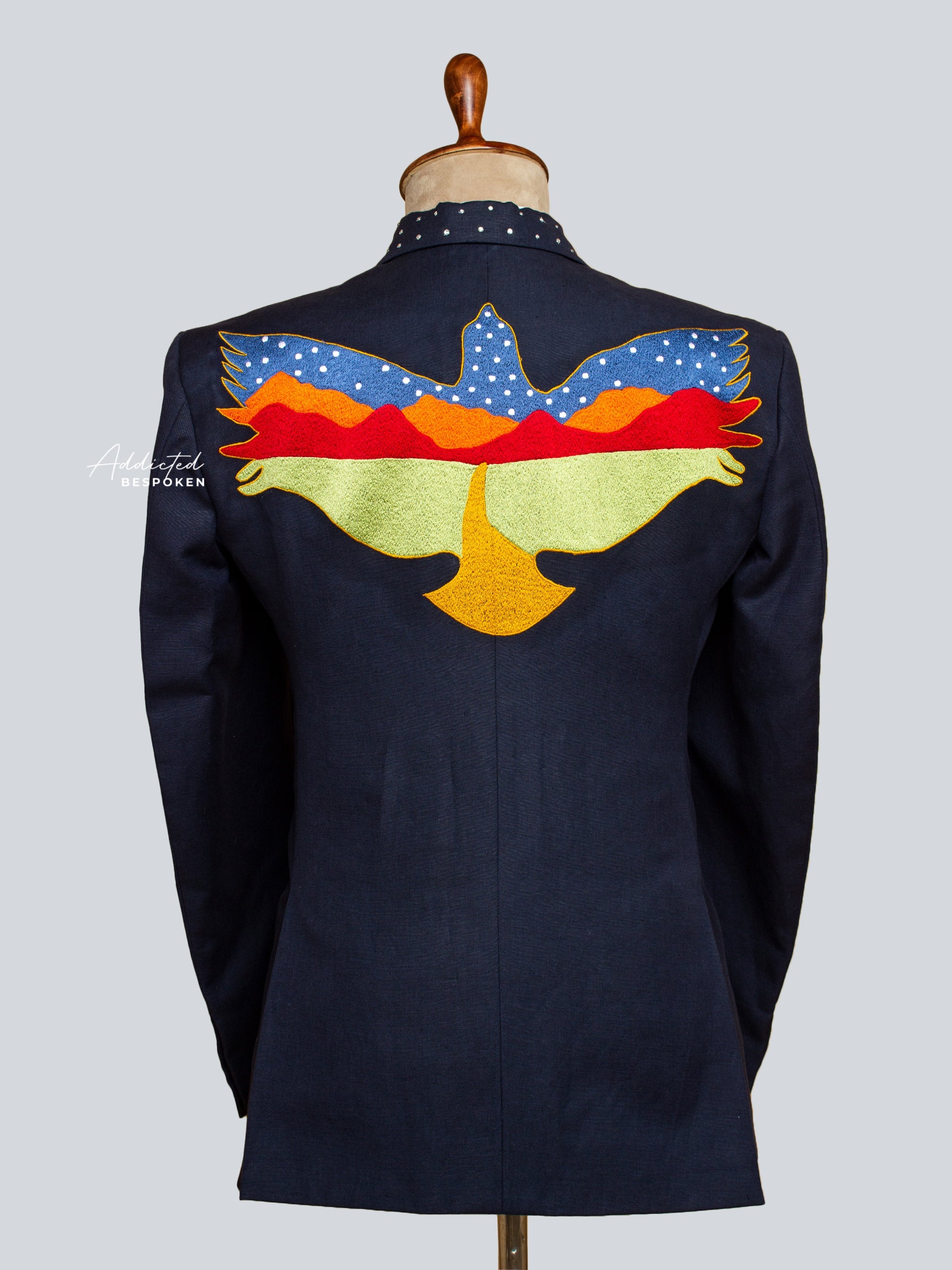 Embroidered Serpent Classic Suit - Image 5