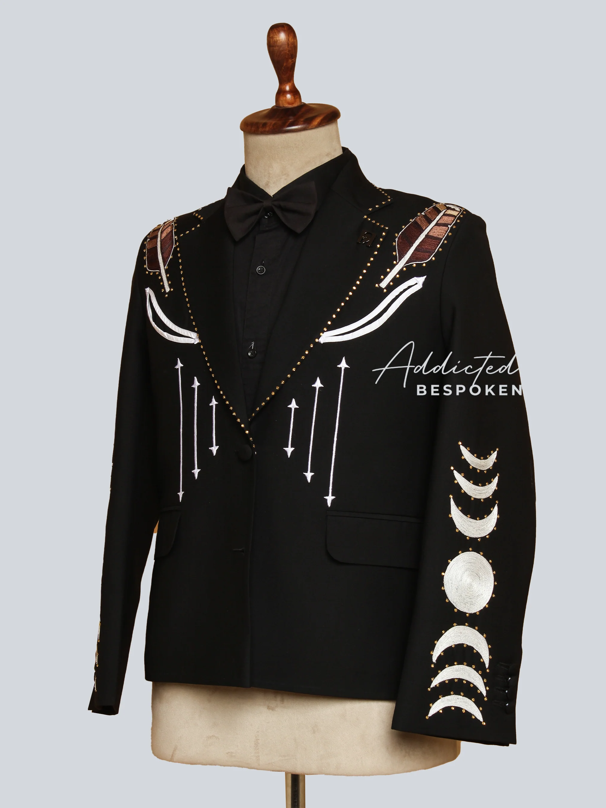 Embroidered Western Blazer - Image 3