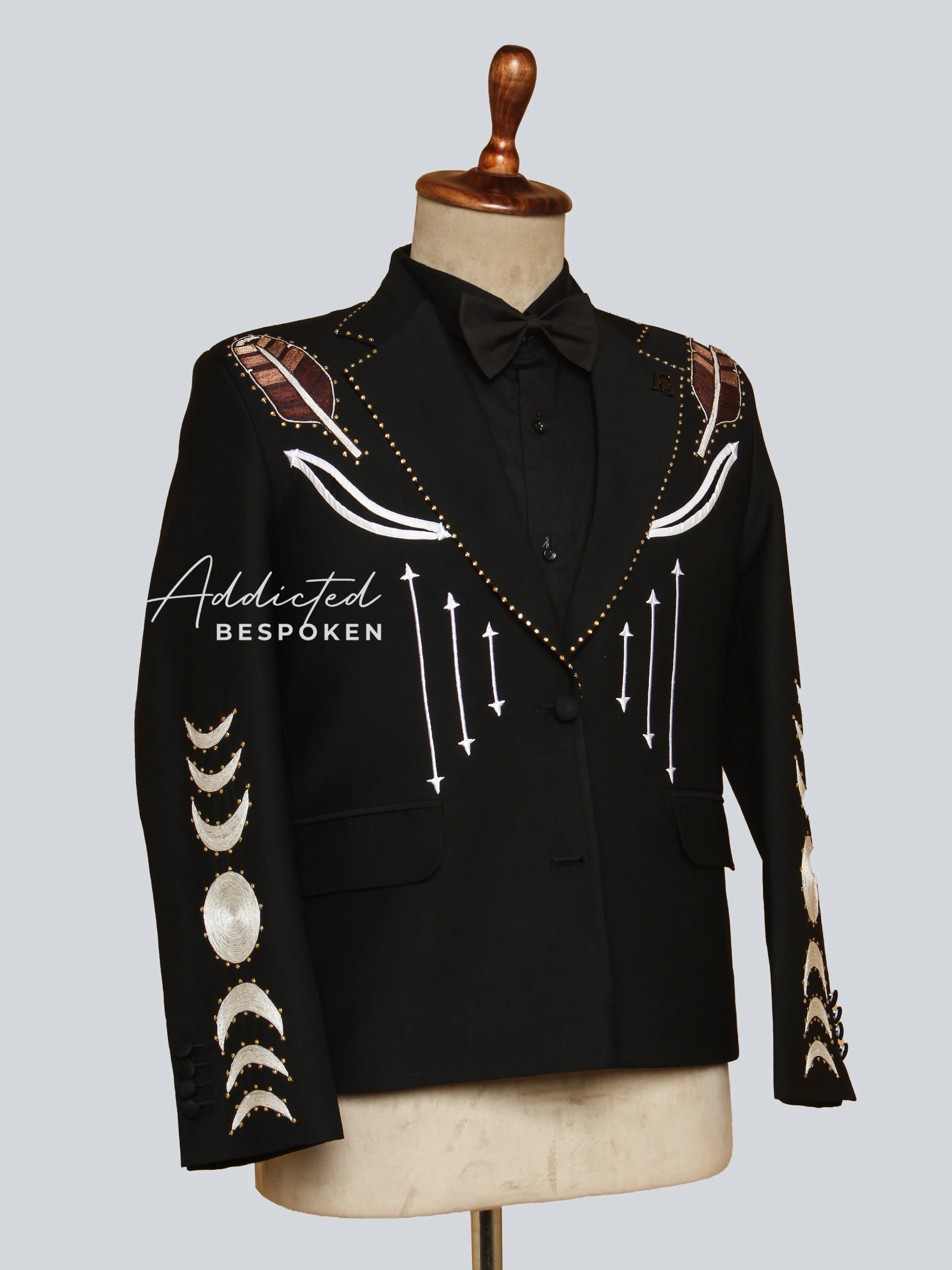 Embroidered Western Blazer - Image 4