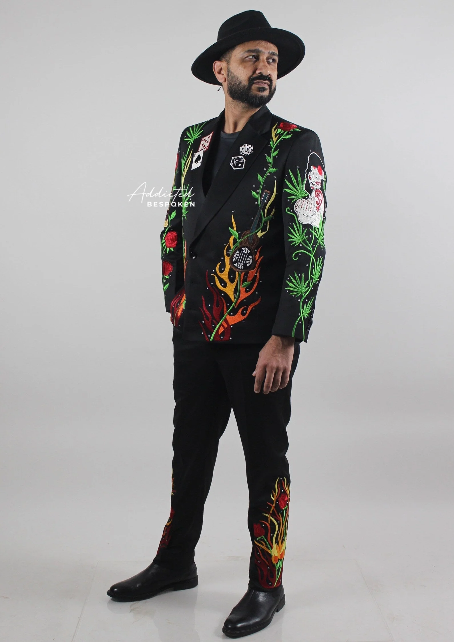 Embroidered Western Retro Cowboy Outfit - Image 3