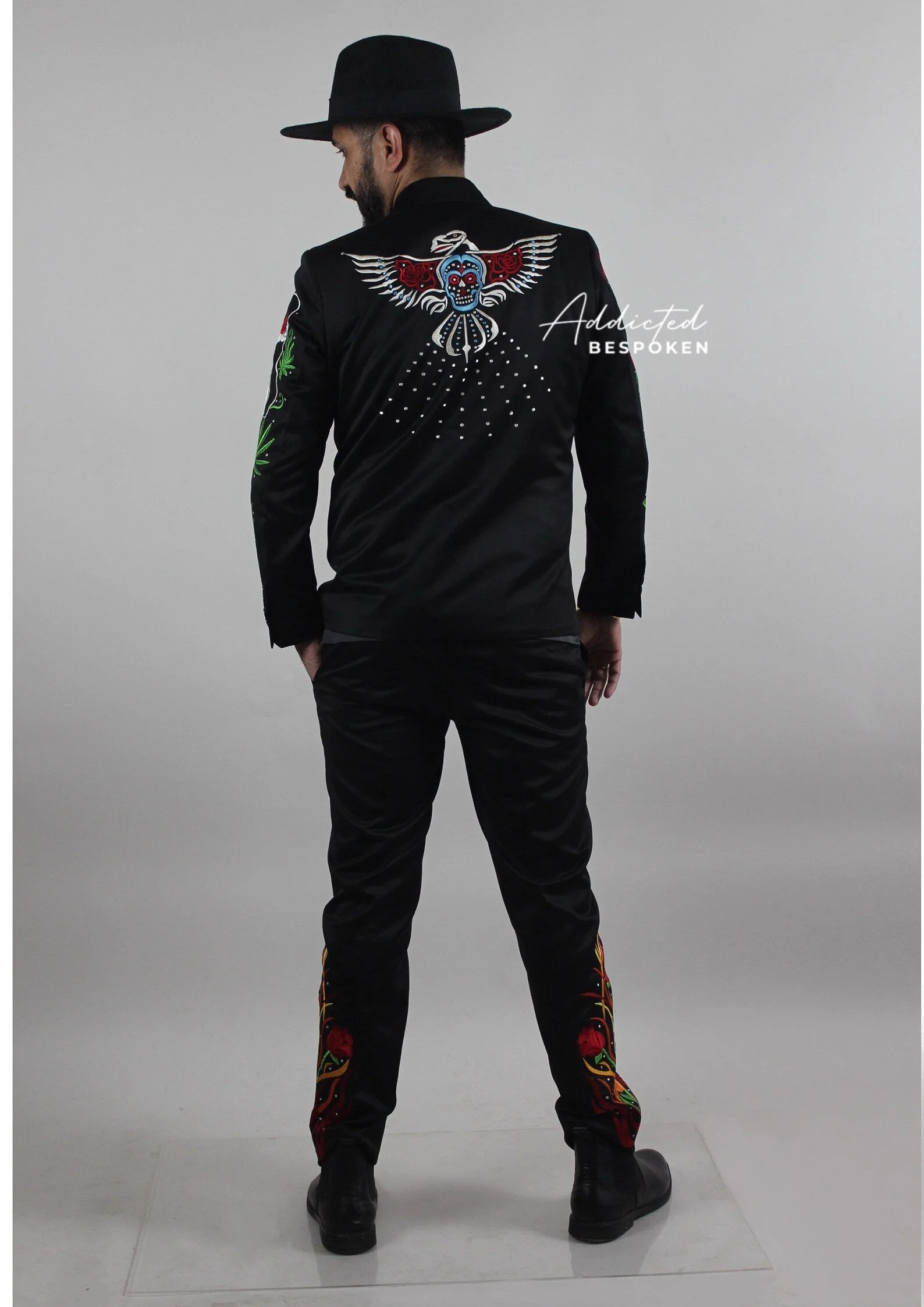 Embroidered Western Retro Cowboy Outfit - Image 4