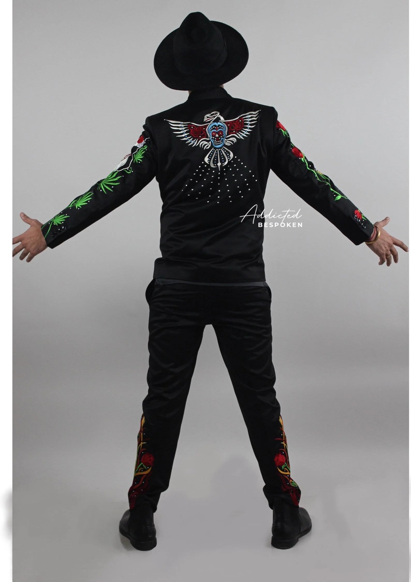 Embroidered Western Retro Cowboy Outfit - Image 5