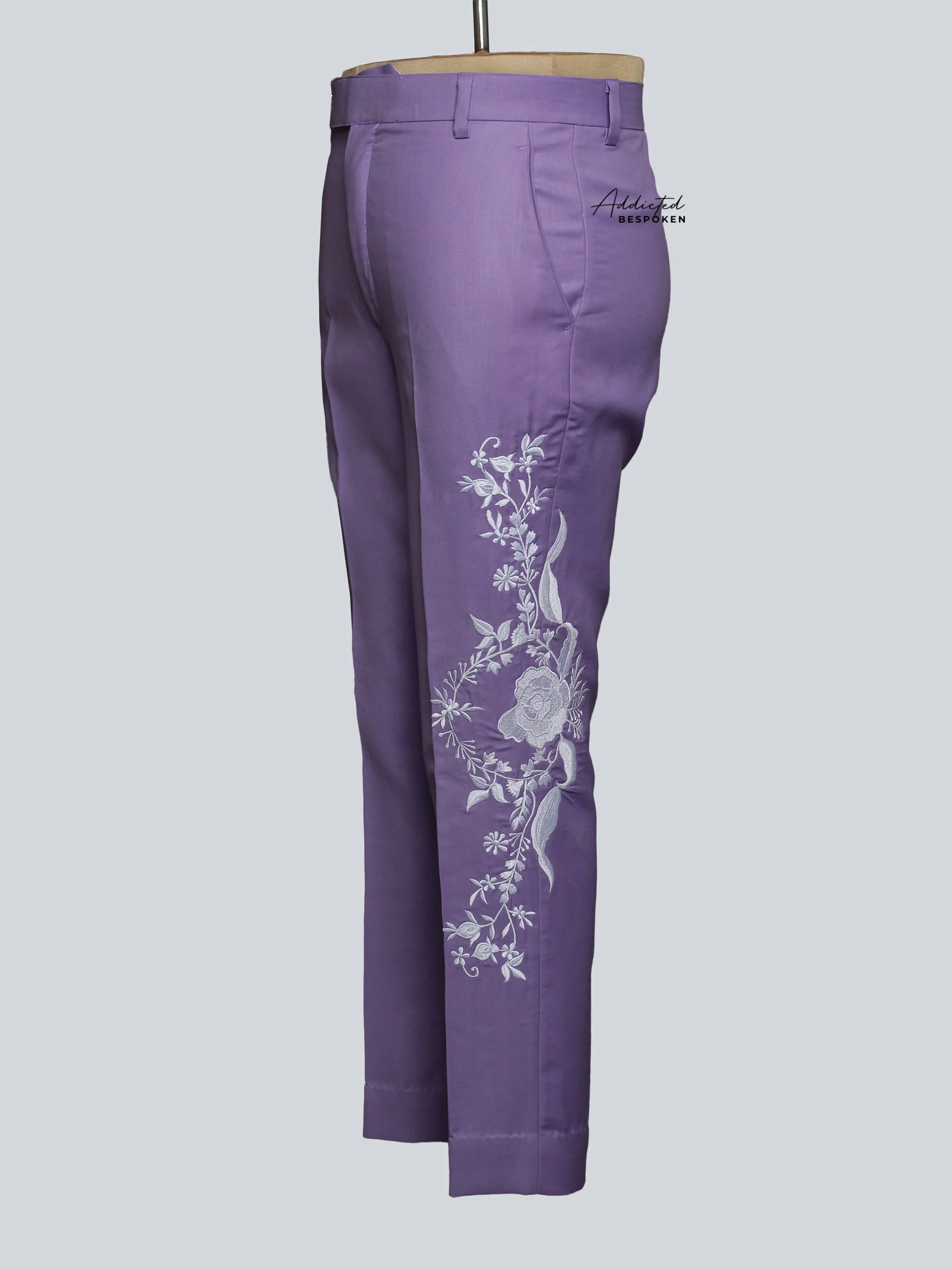 Ethereal Wedding Embroidered Suit - Image 8