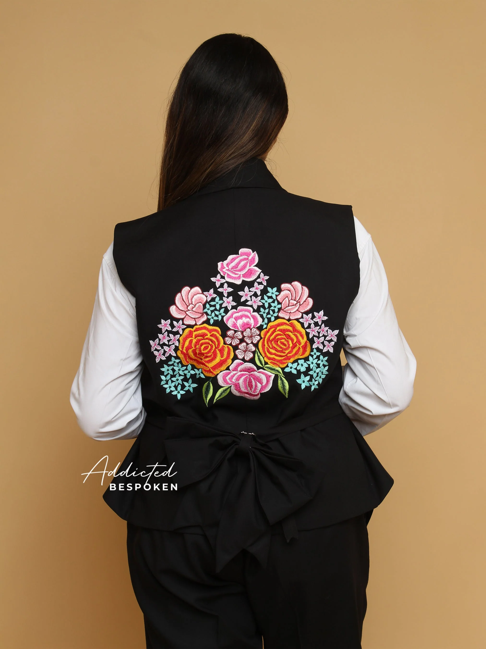 Flora & Fauna Embroidered Rhinestone Suit - Image 6