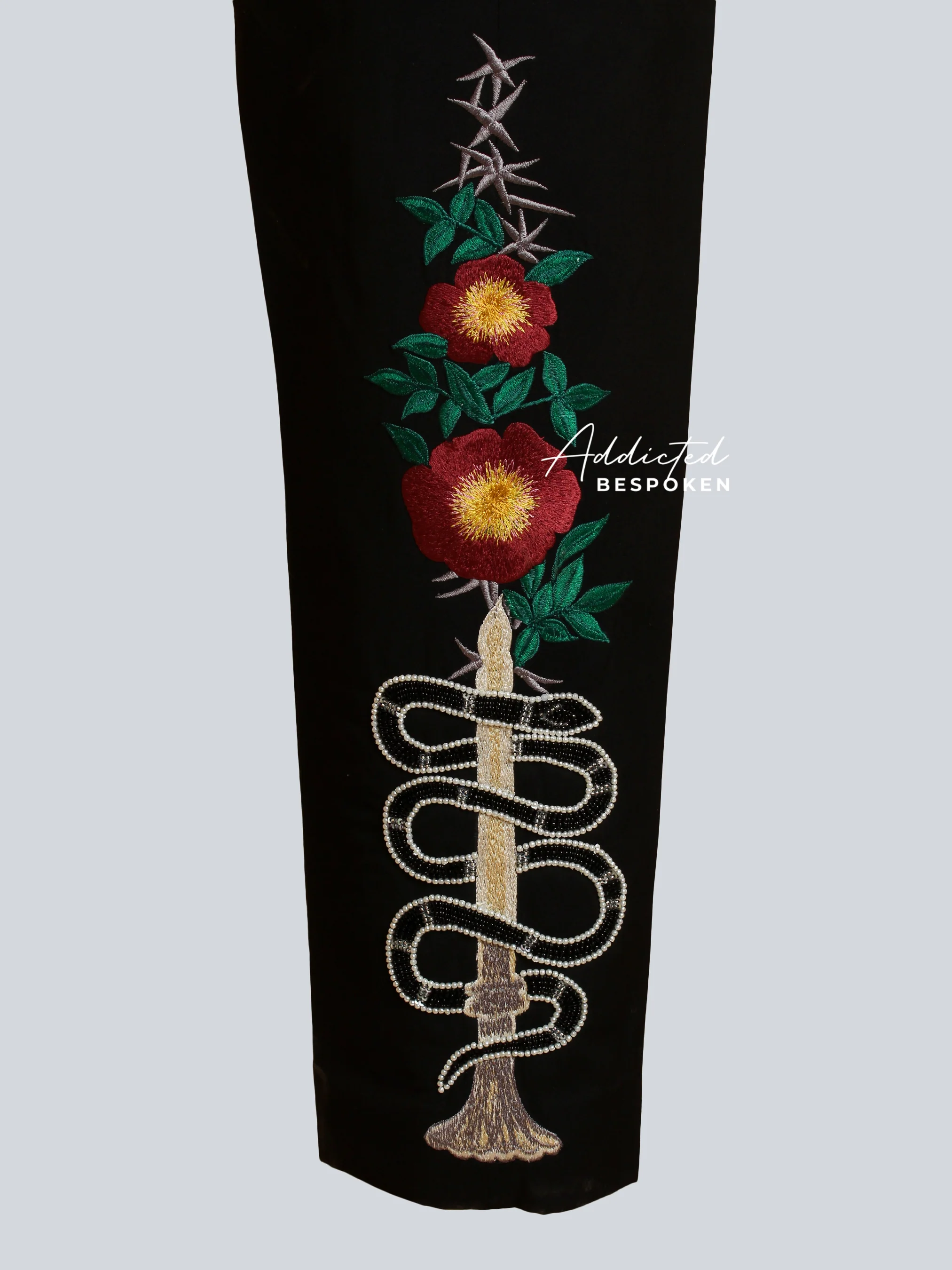 Floral Beaded Outfit - Image 9
