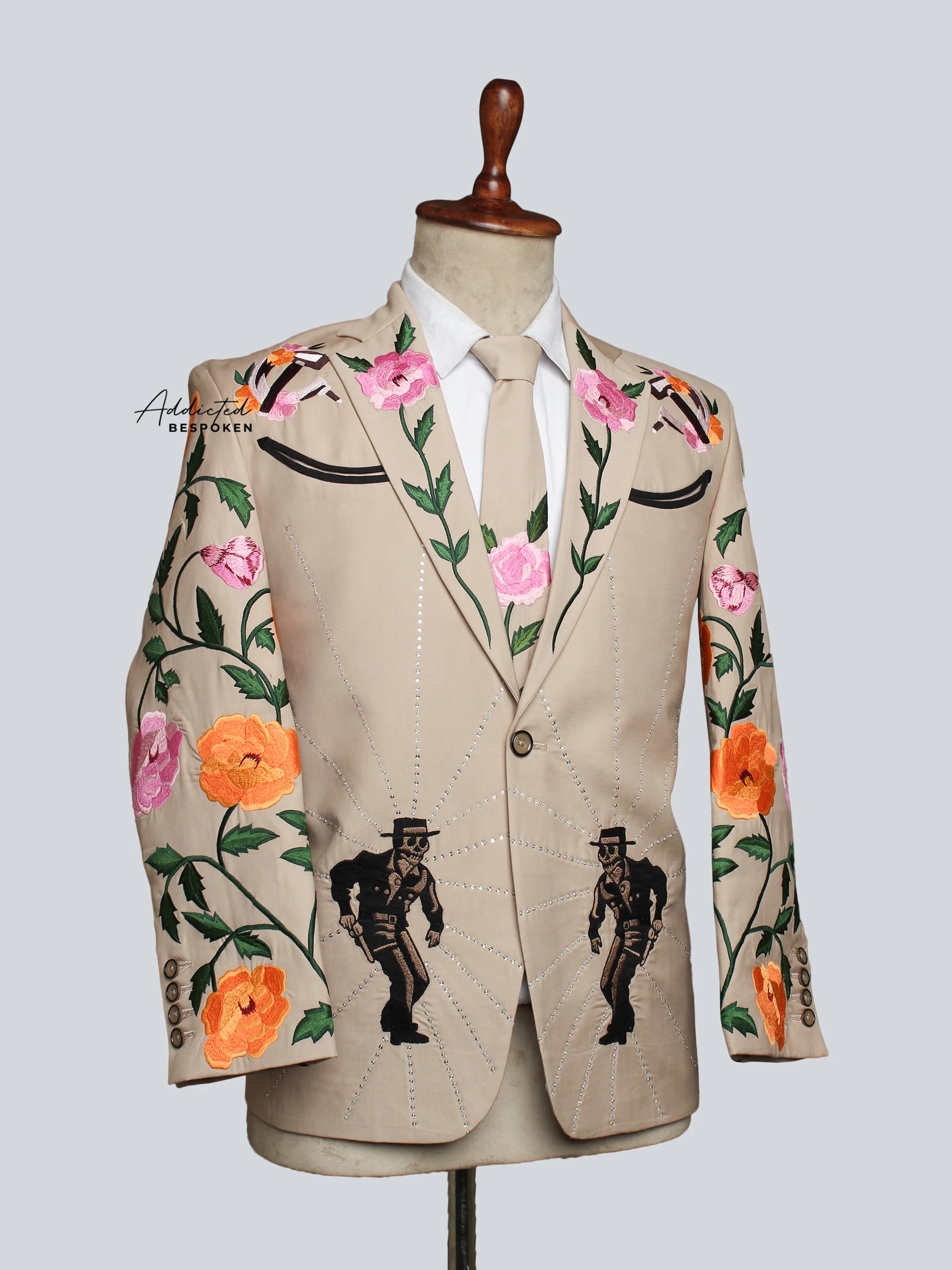 Floral Edge Skull Suit - Image 3